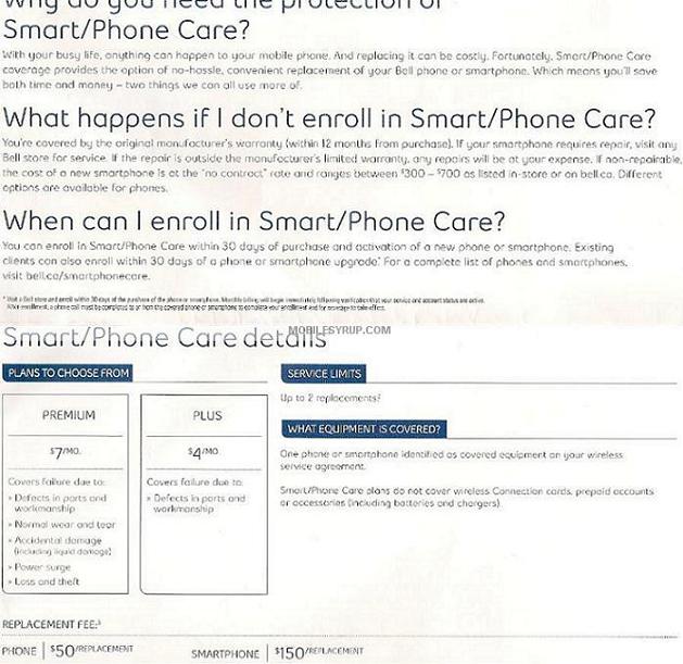 Bell releases phone insurance called 