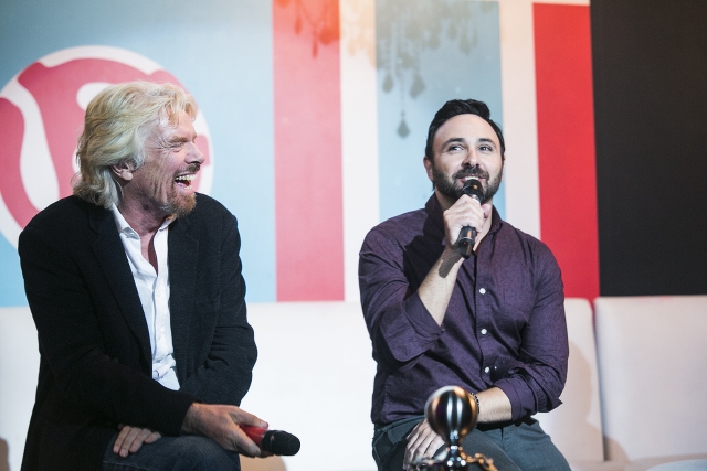 Richard Branson and Joseph Ottorino