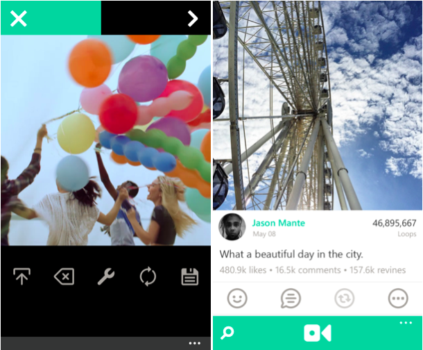 vine windows phone