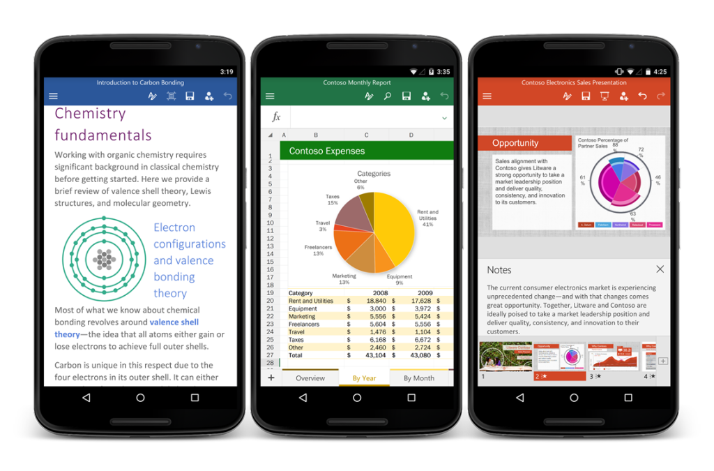 Microsoft Word, Excel and Powerpoint now available for Android phones ...