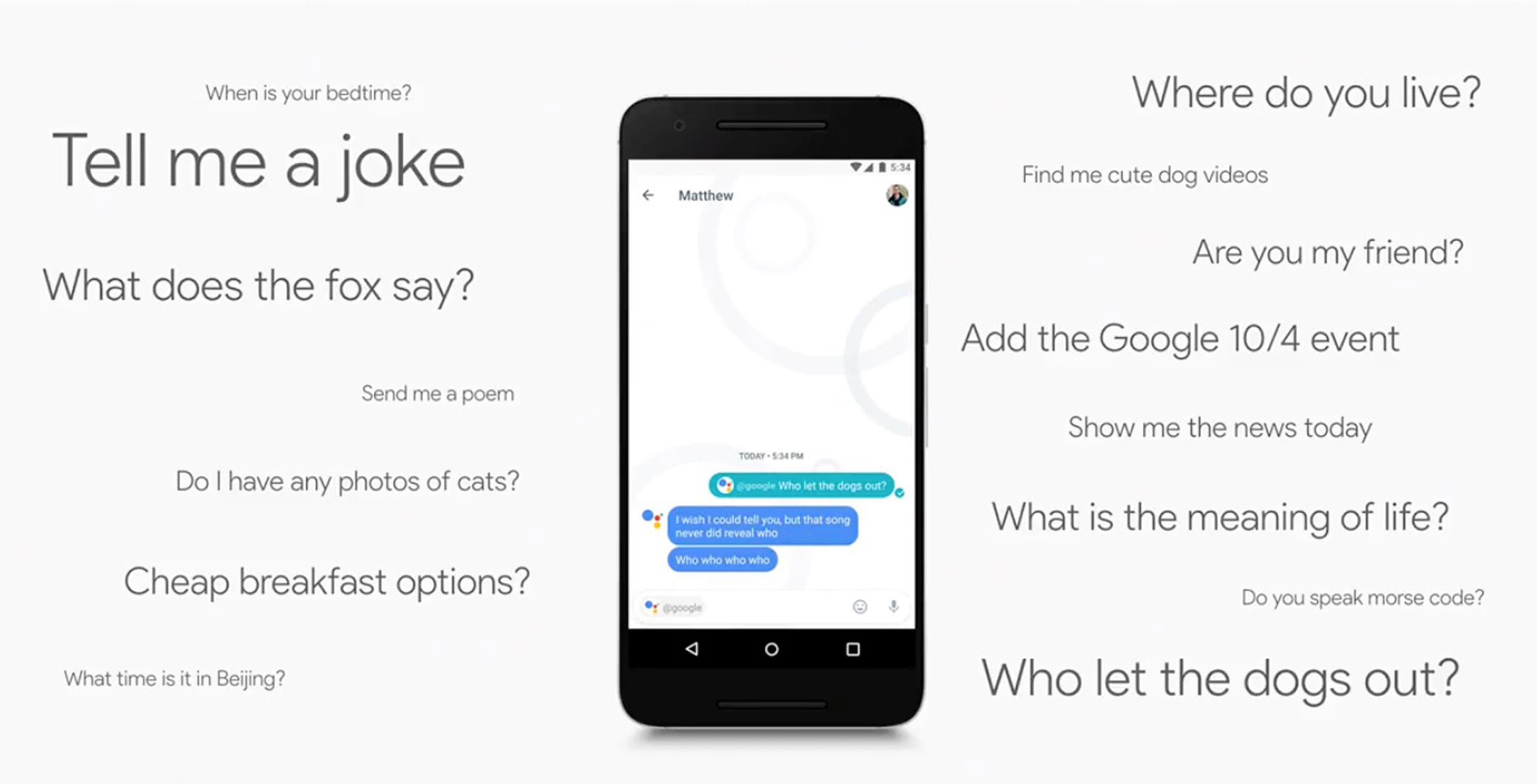 google allo assistant questions