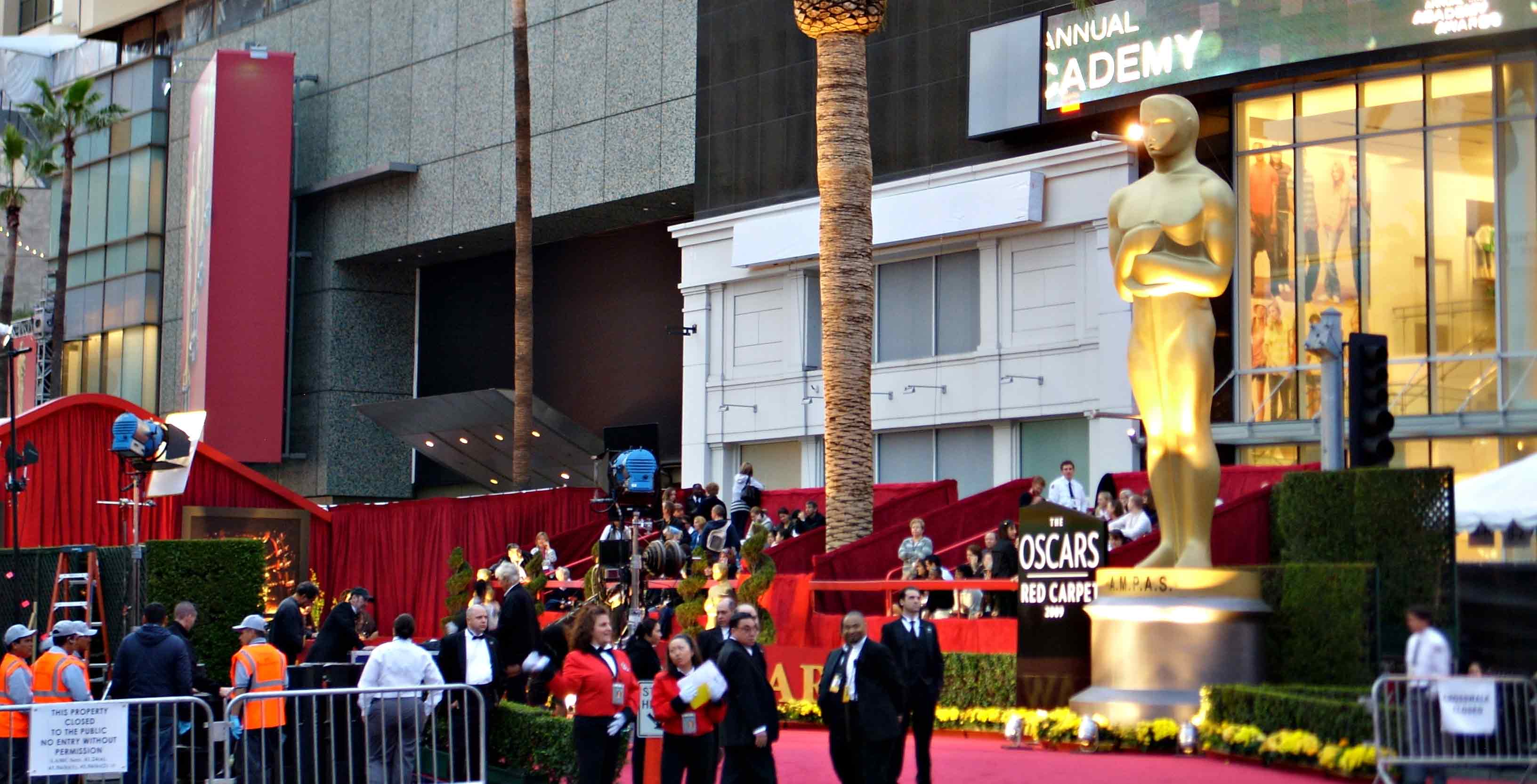 Photograph from the Oscars