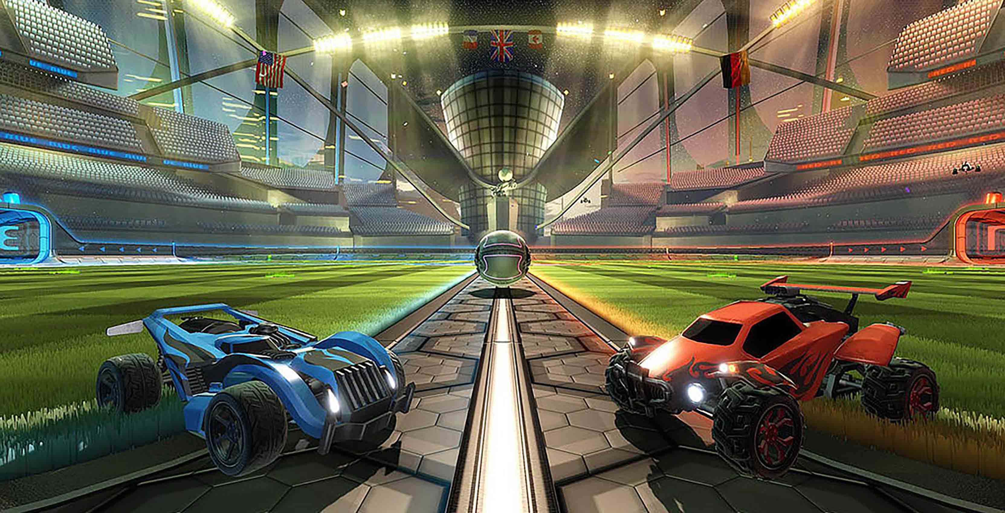 Rocket League game shot