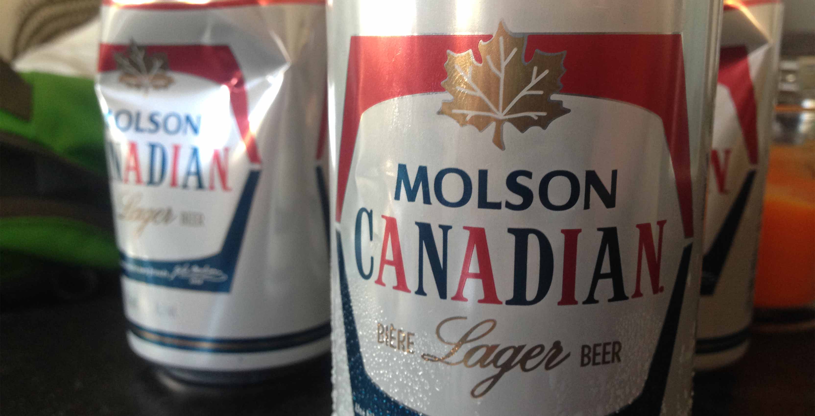 Molson Canadian can - NHL Sportsnet