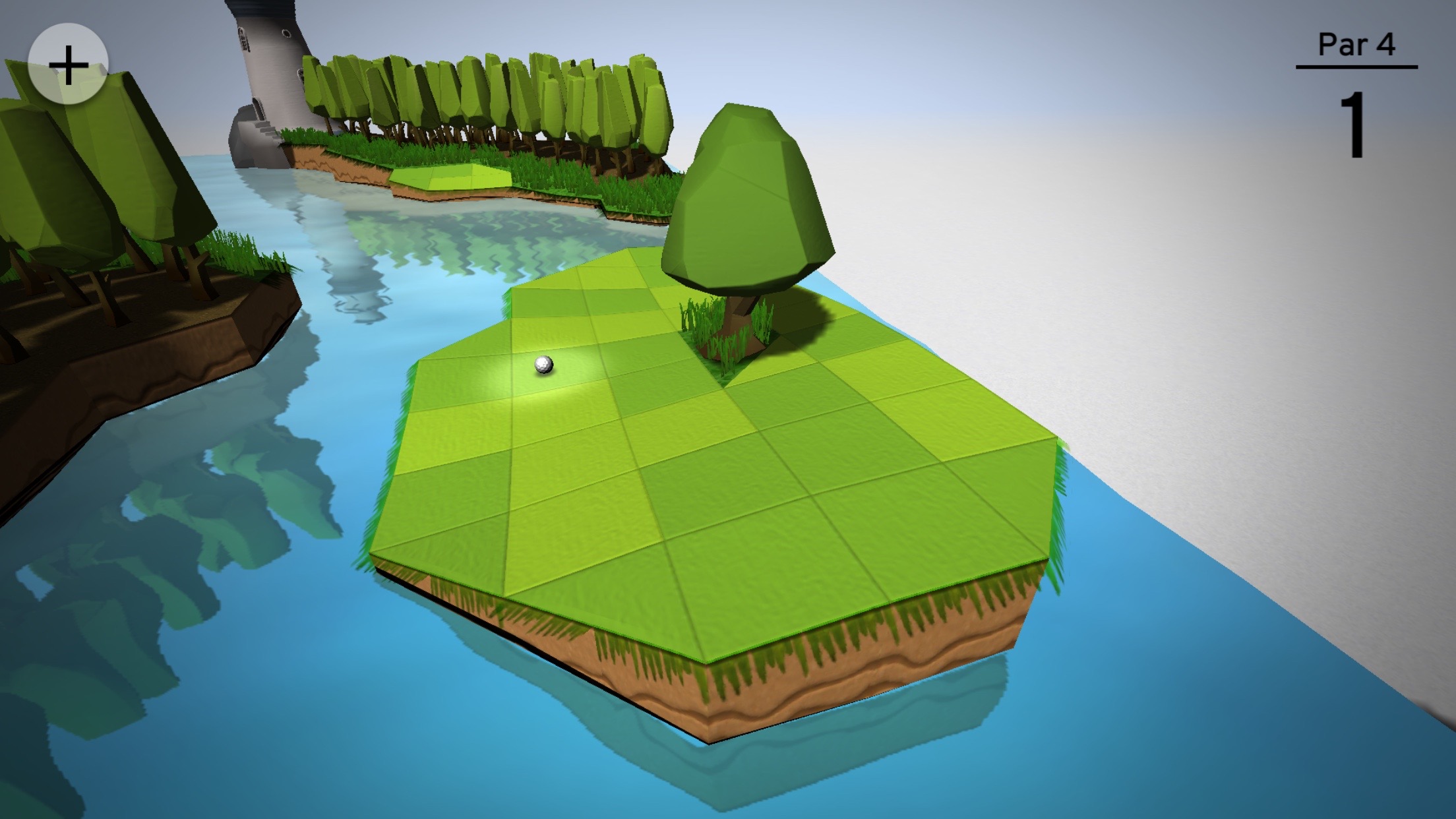 Screenshot of mobile game Ok Golf