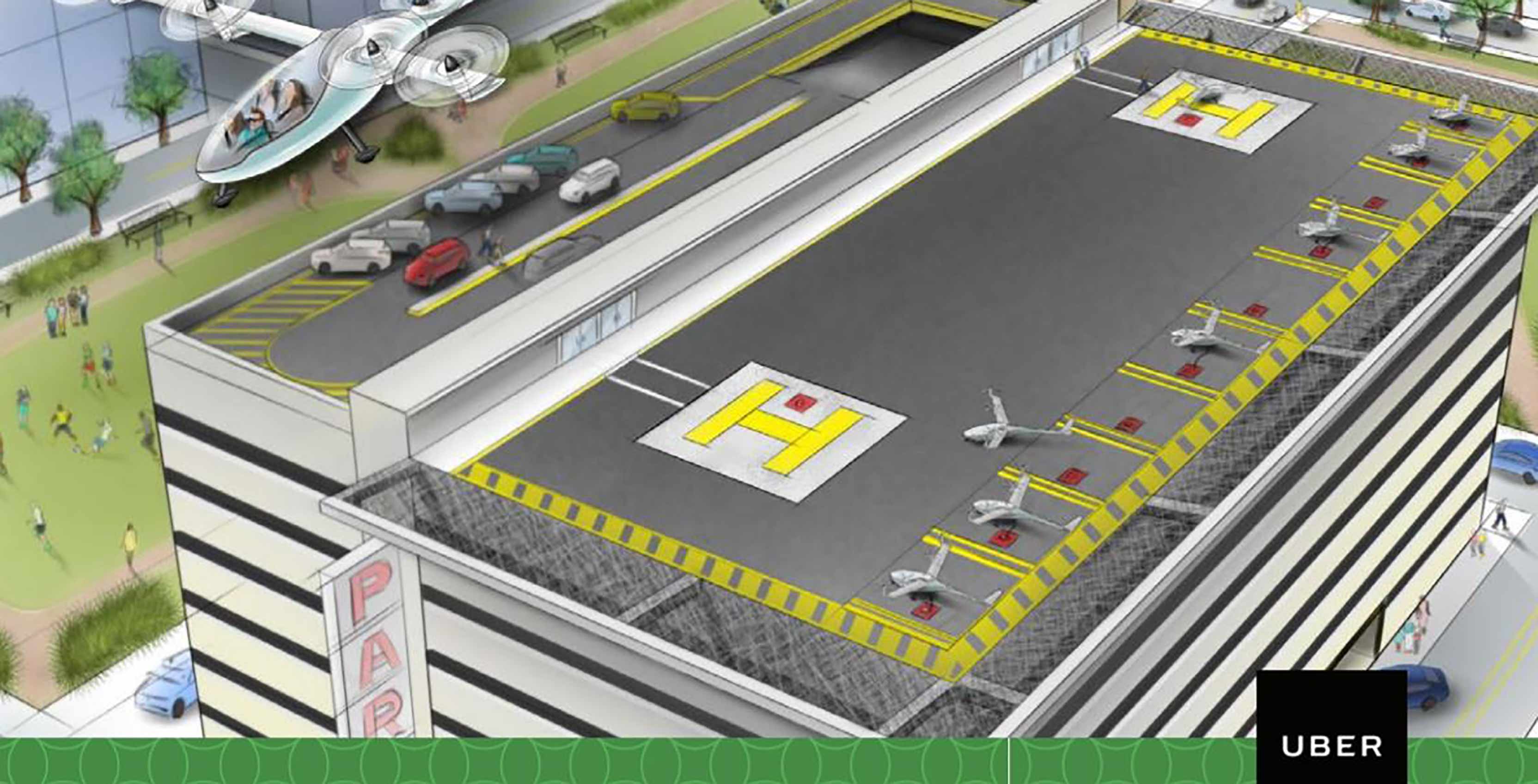 Uber VTOL a project being worked on by Uber's Elevate team