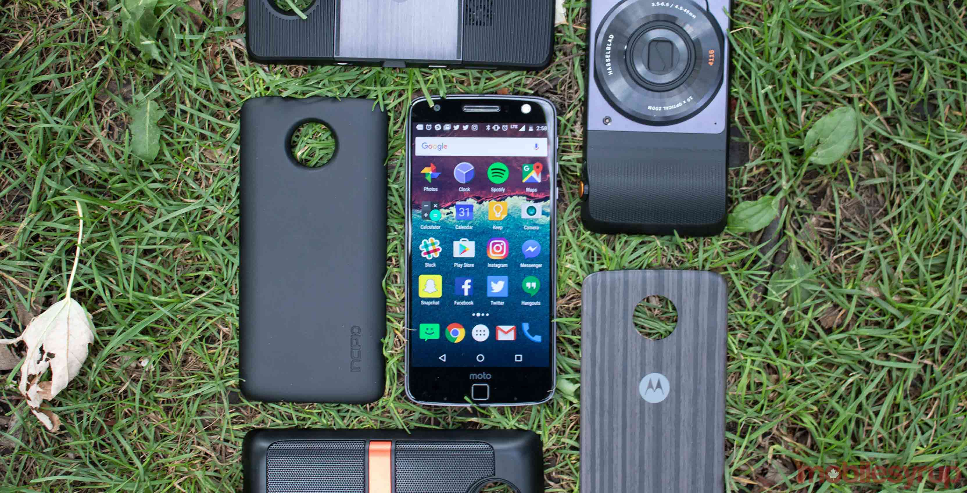 Moto Z Play with Moto Mods