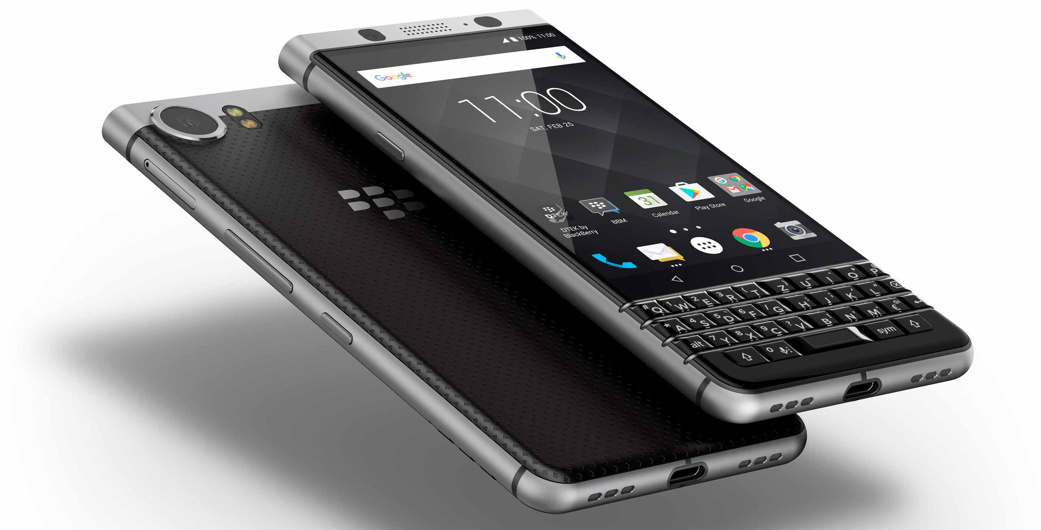 Render of BlackBerry KeyONE smartphone