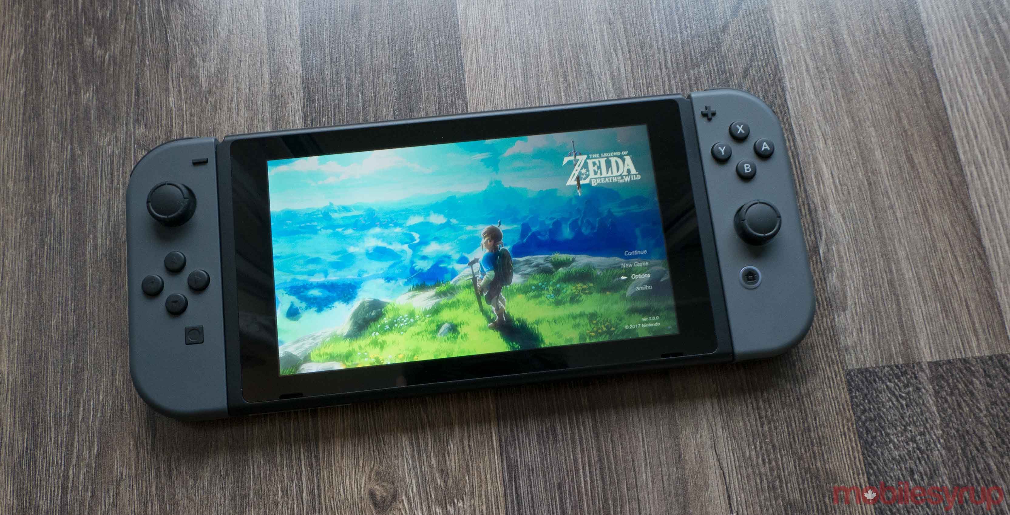 Nintendo Switch front screen