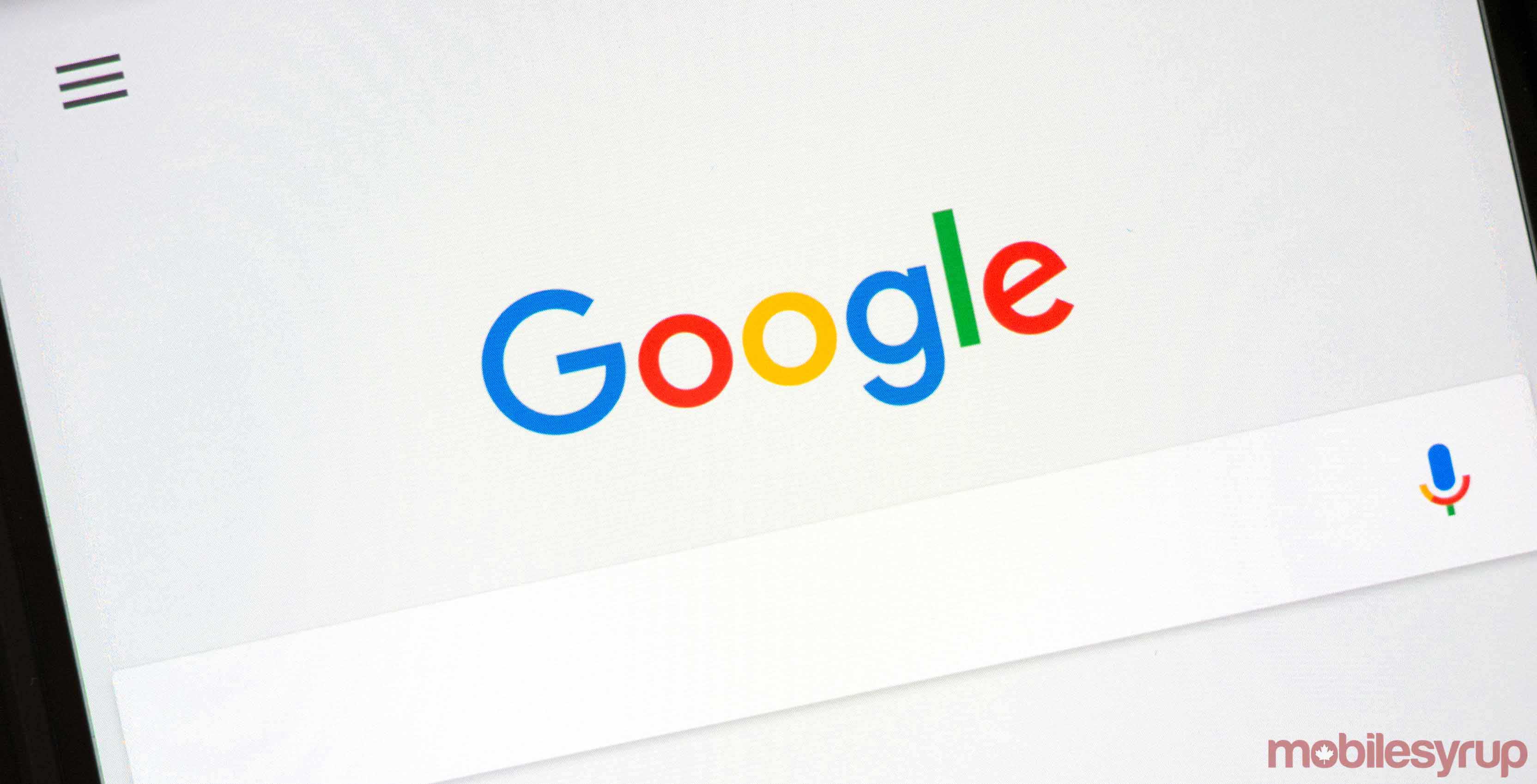 Google browser on phone