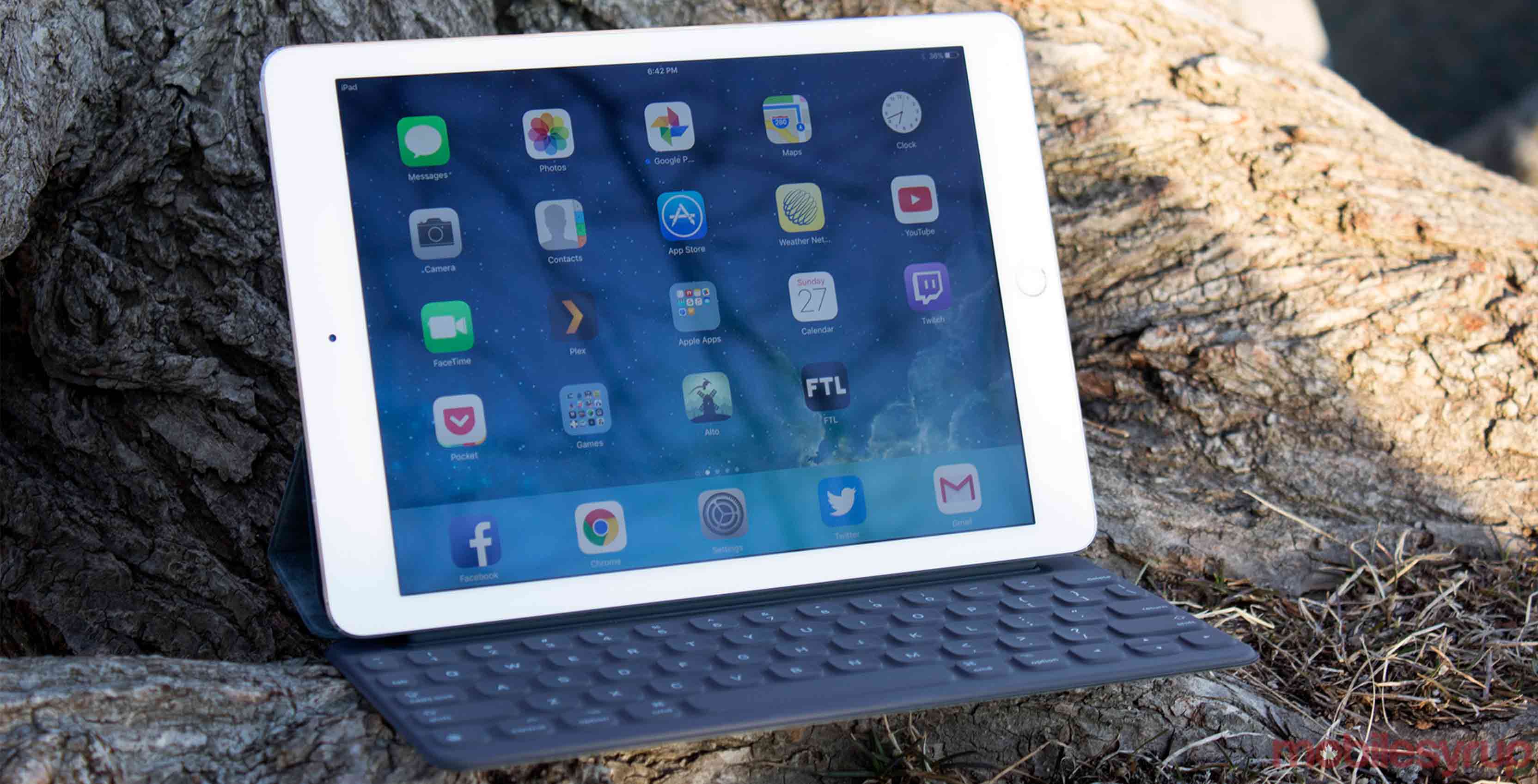 iPad Pro with keyboard