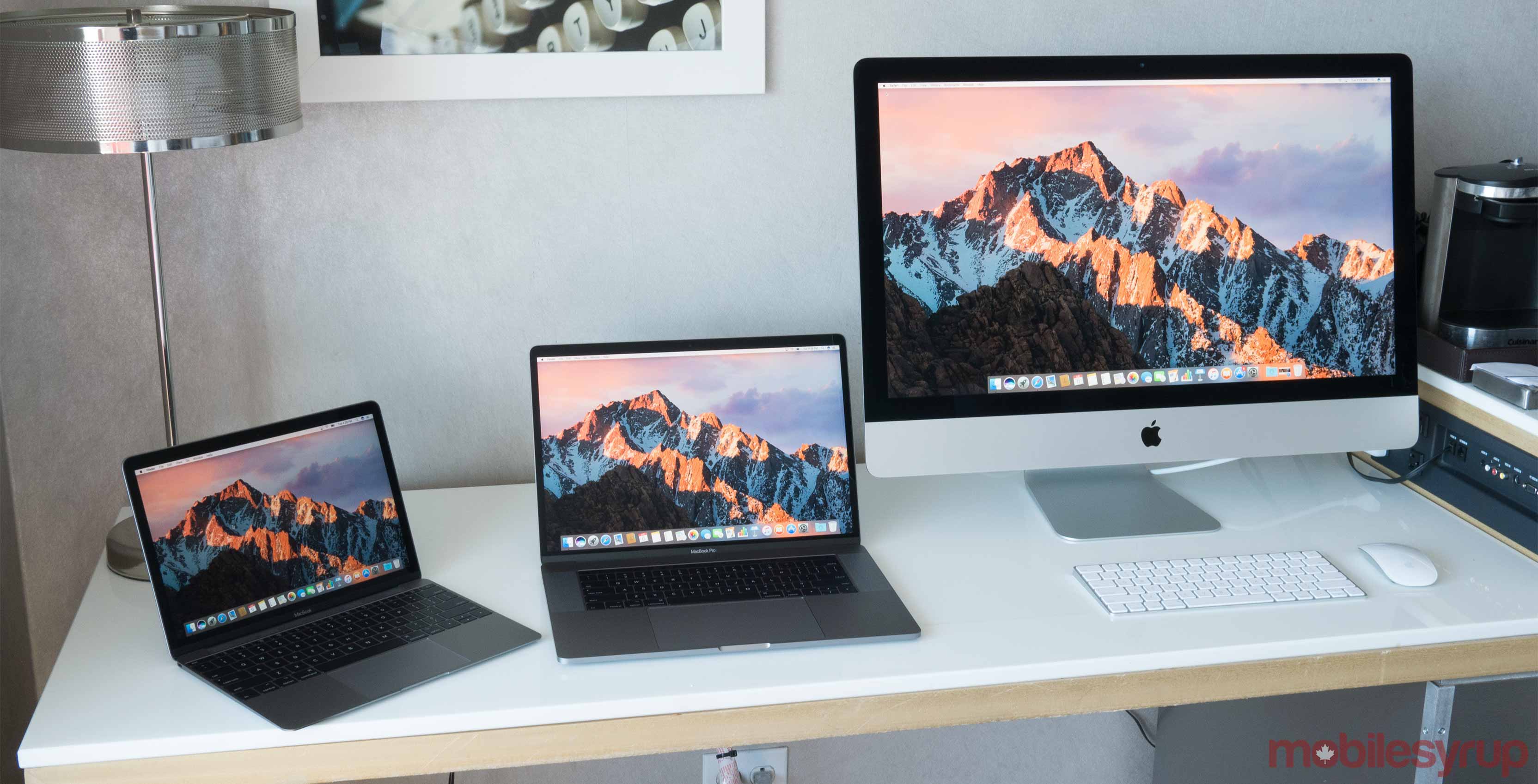 Mac Kaby Lake line