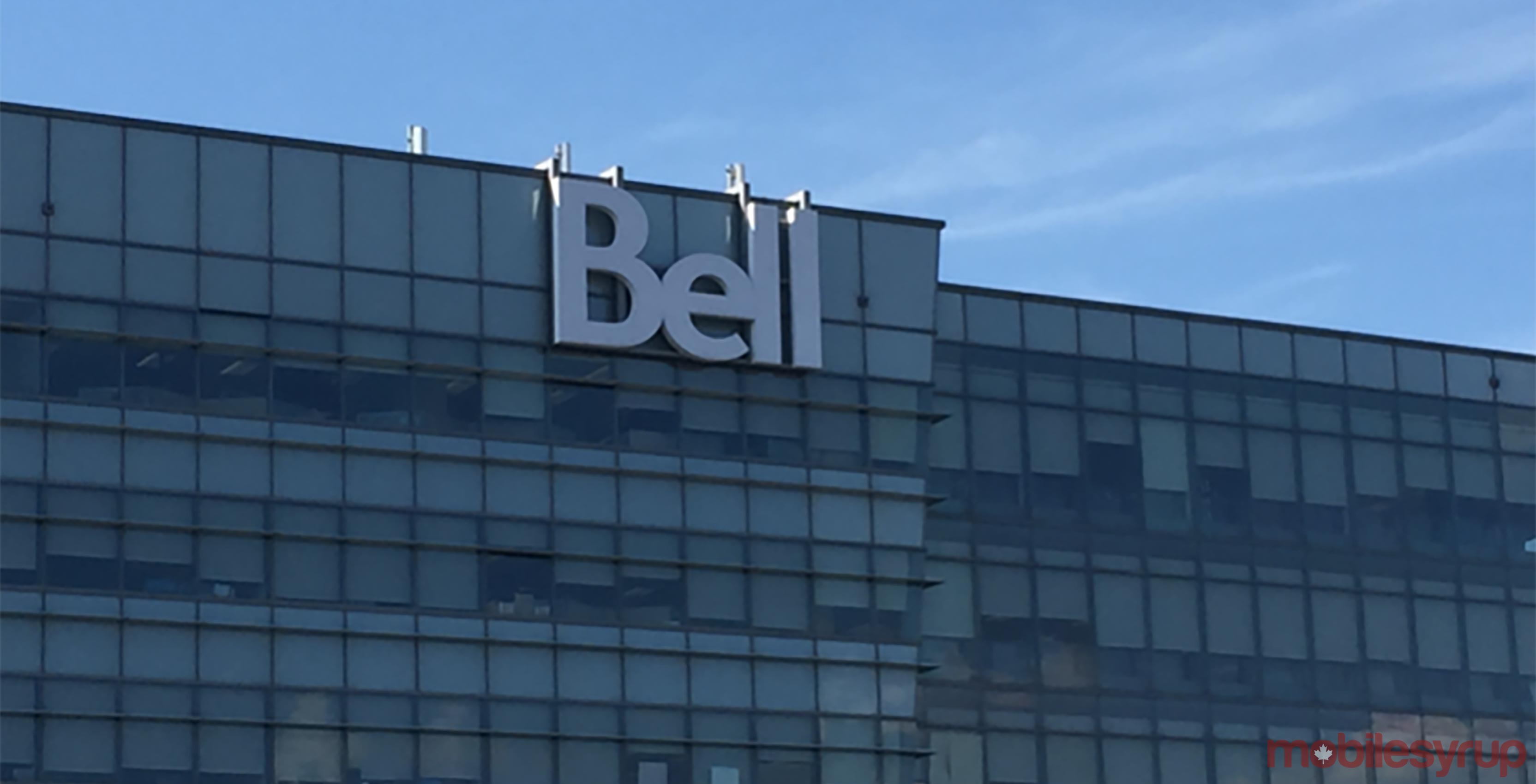 Bell building with logo