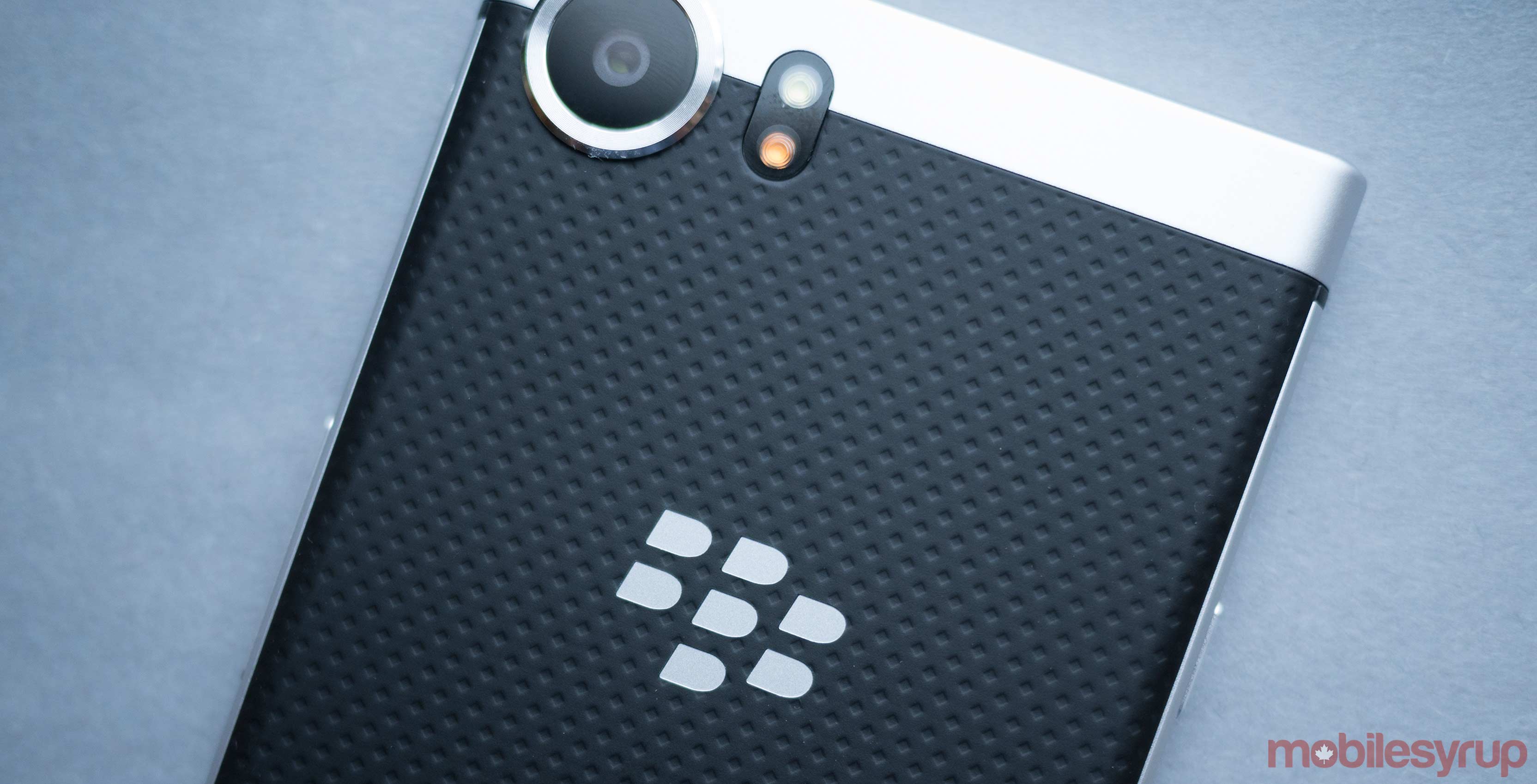 BlackBerry Key One back of phone