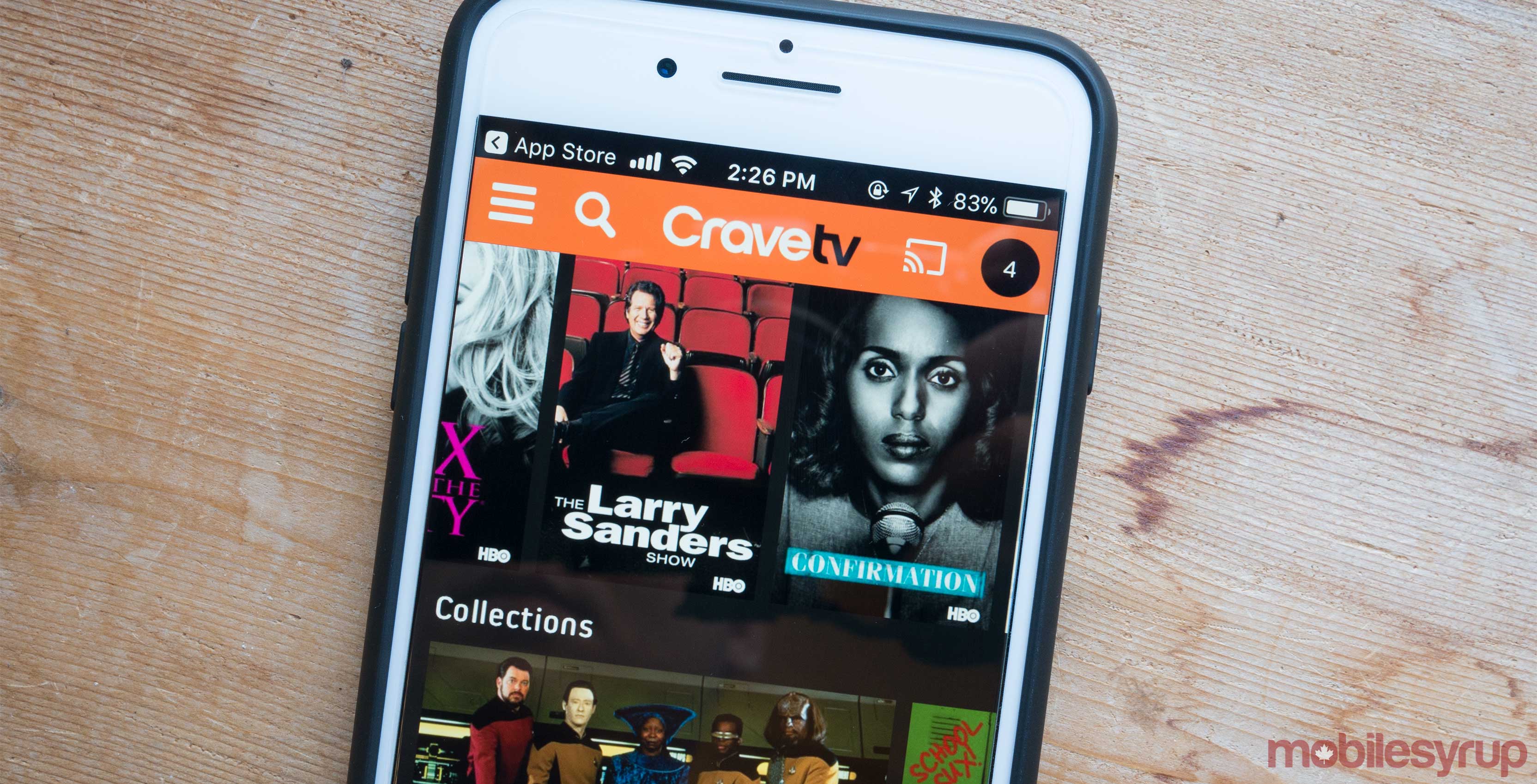 CraveTV iPhone 8