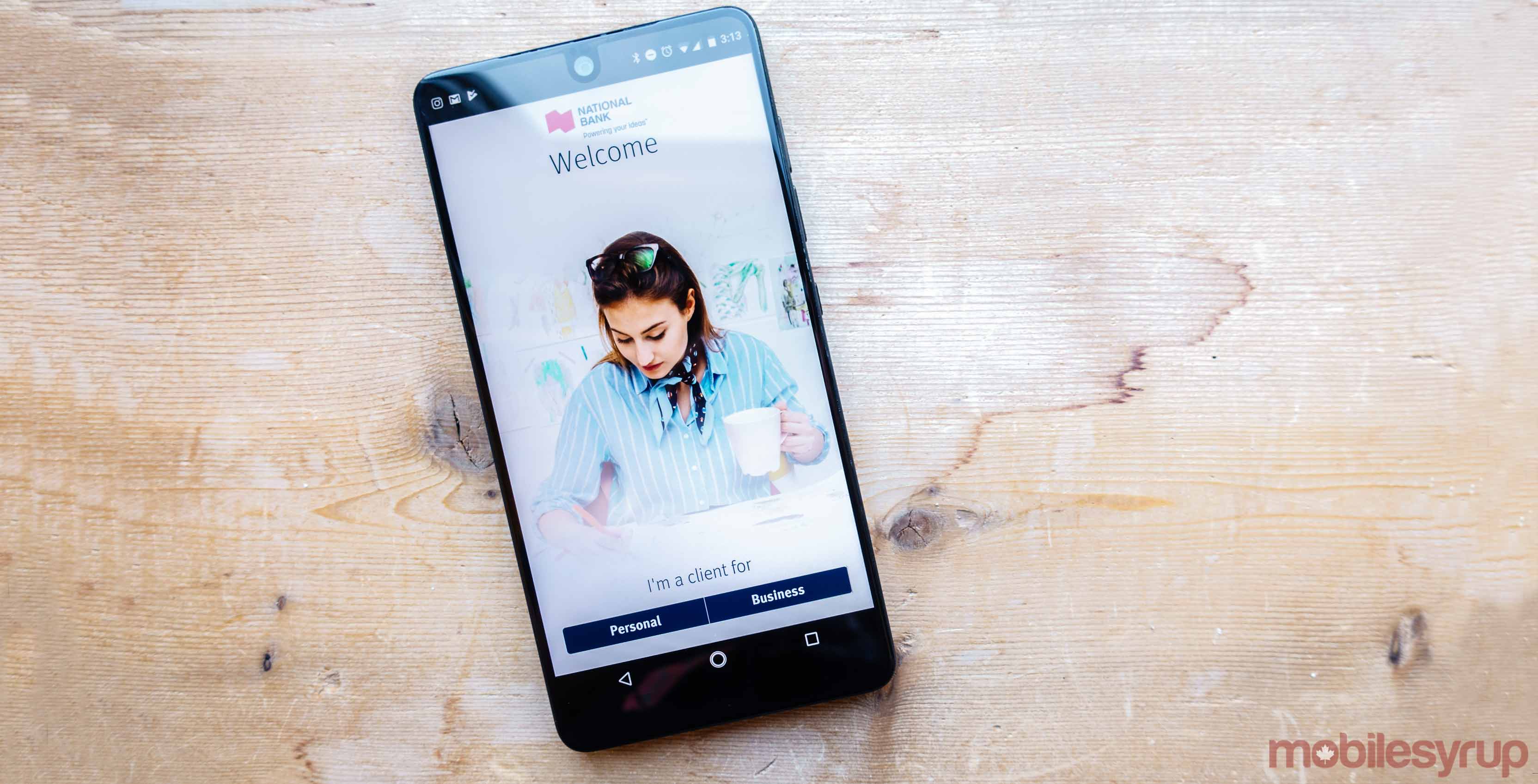 National Bank of Canada app on Android