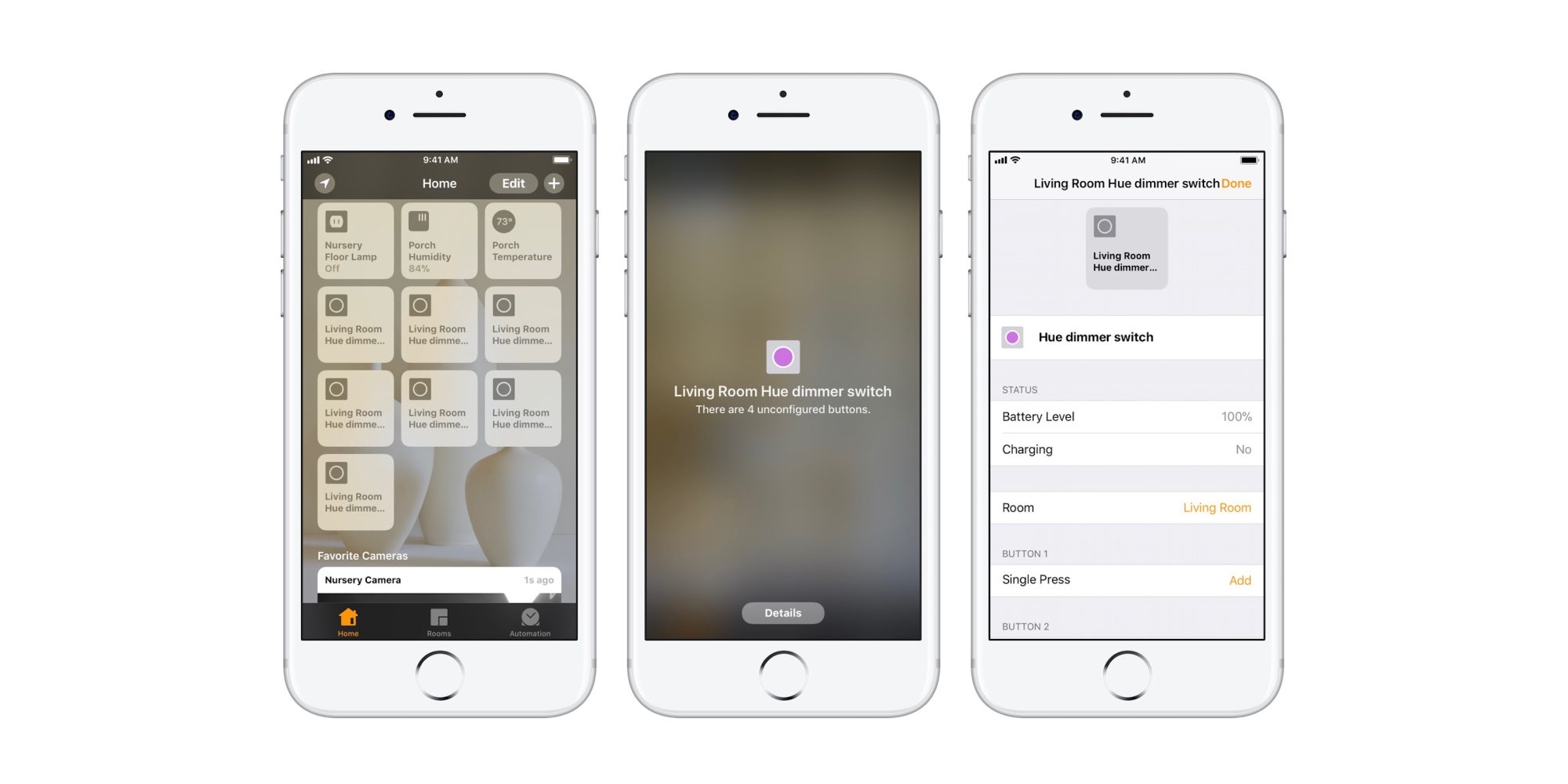 Philips Hue smart lightbulbs