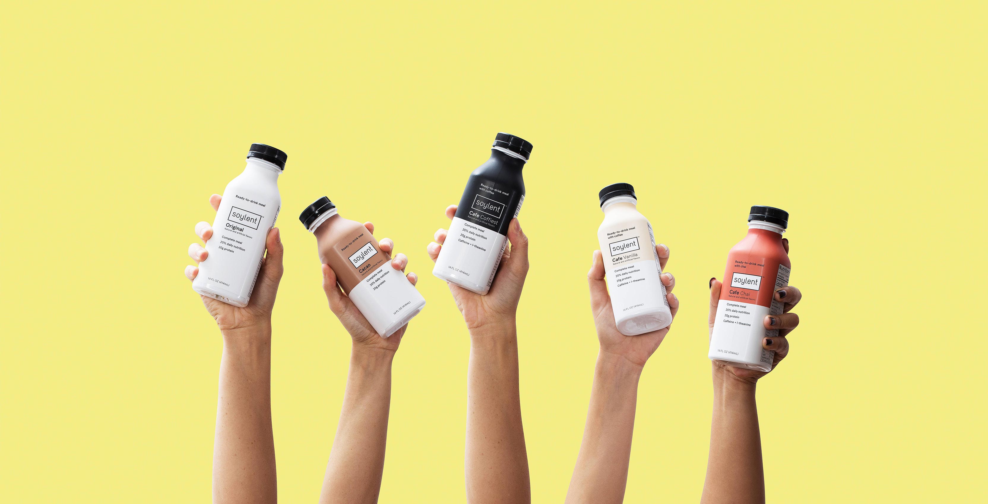 soylent in hands