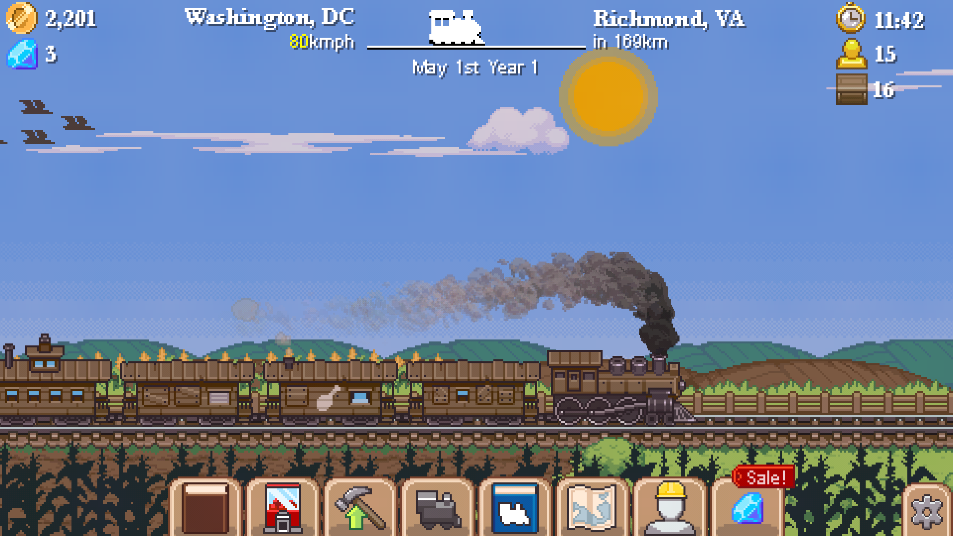 Take the midnight train going anywhere with Tiny Rails