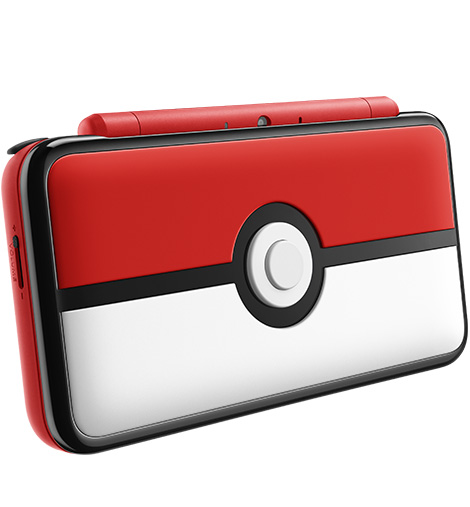 New Nintendo 2DS XL Poke Ball Edition angle