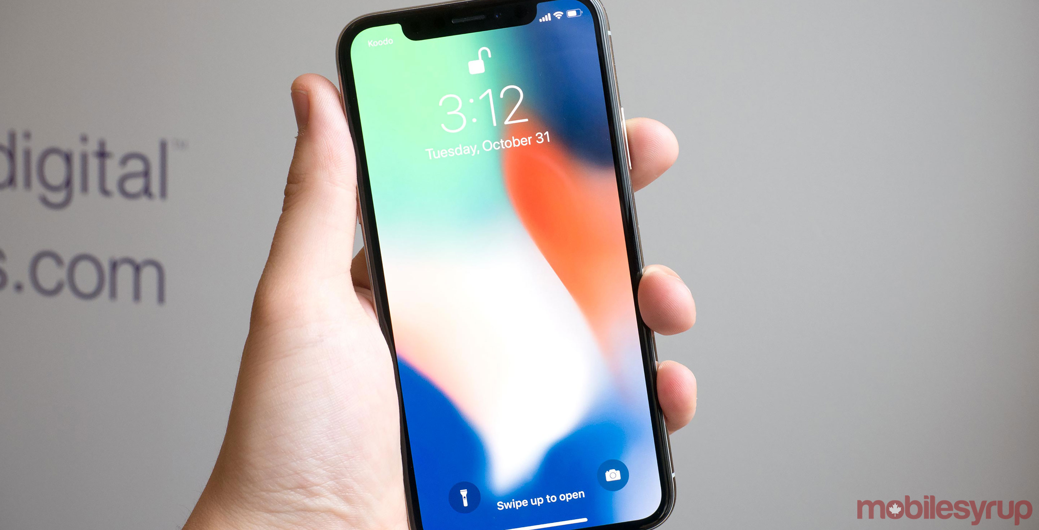 iPhone X front display