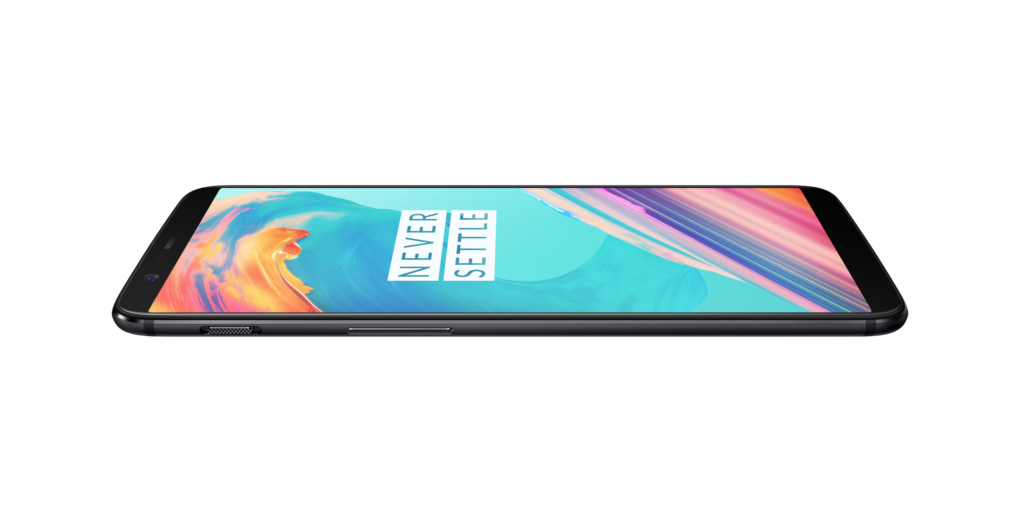Top of OnePlus 5T smartphone