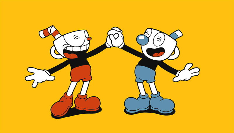 Cuphead and Mugman