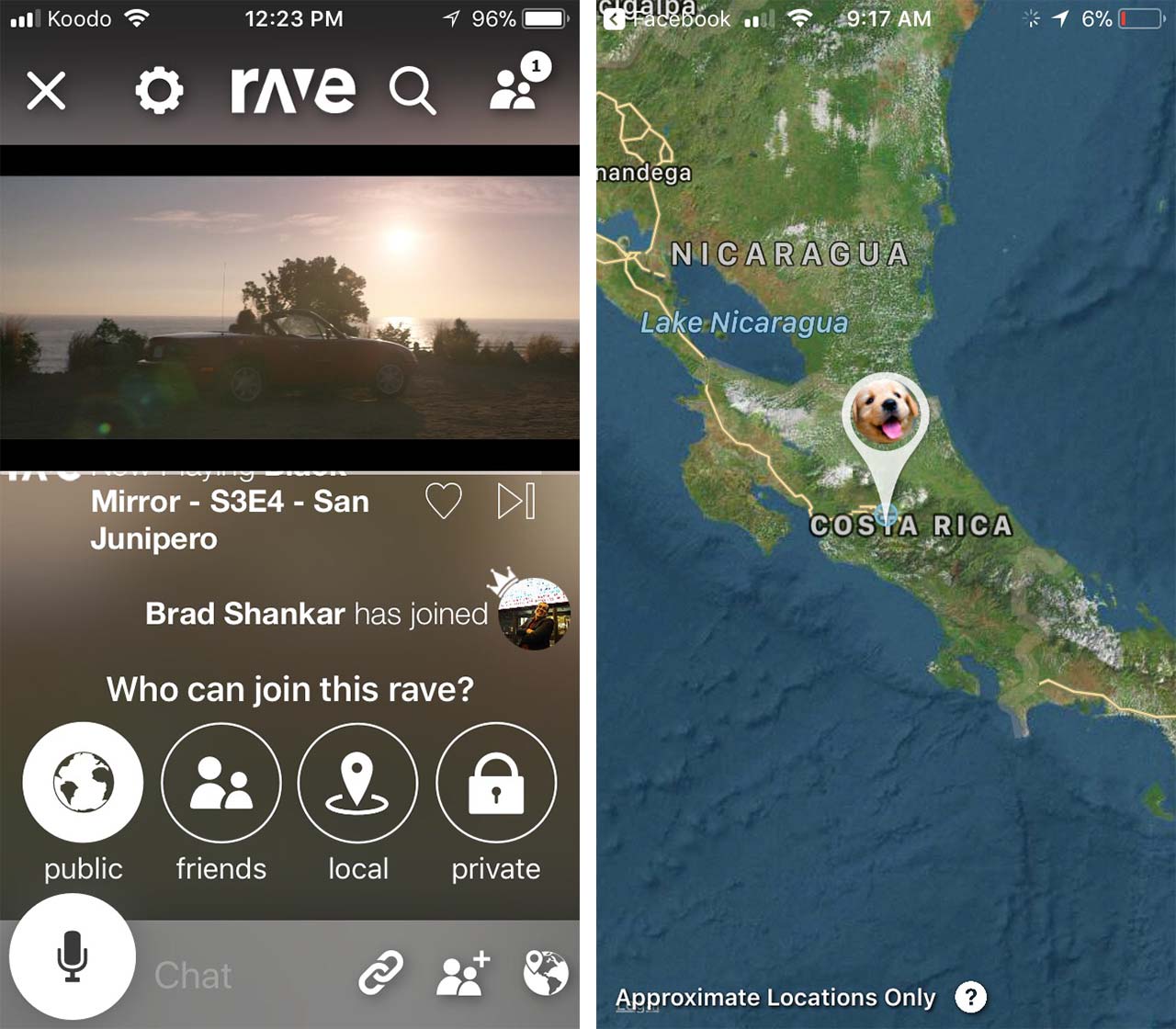 Rave app