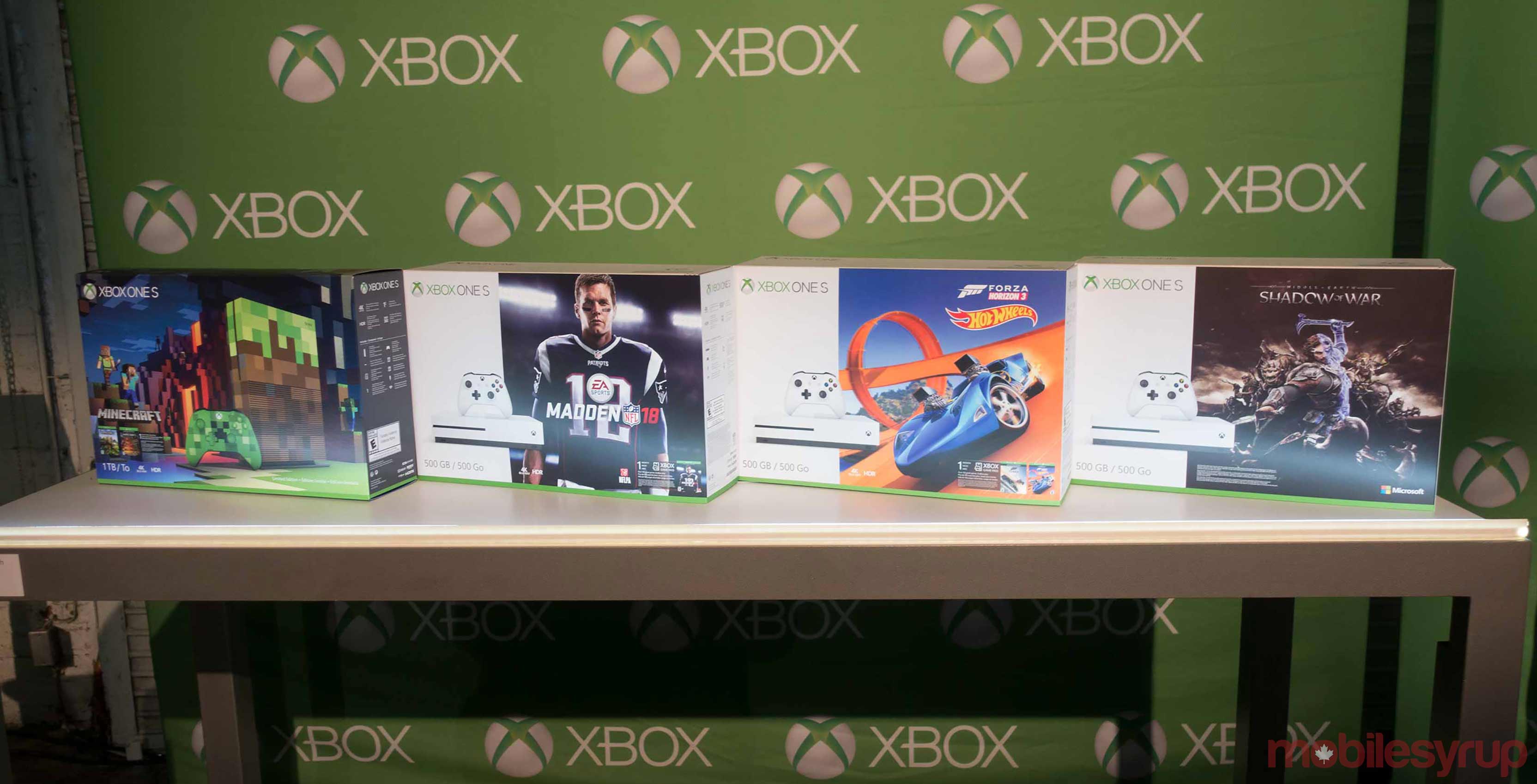 Xbox One S four bundles