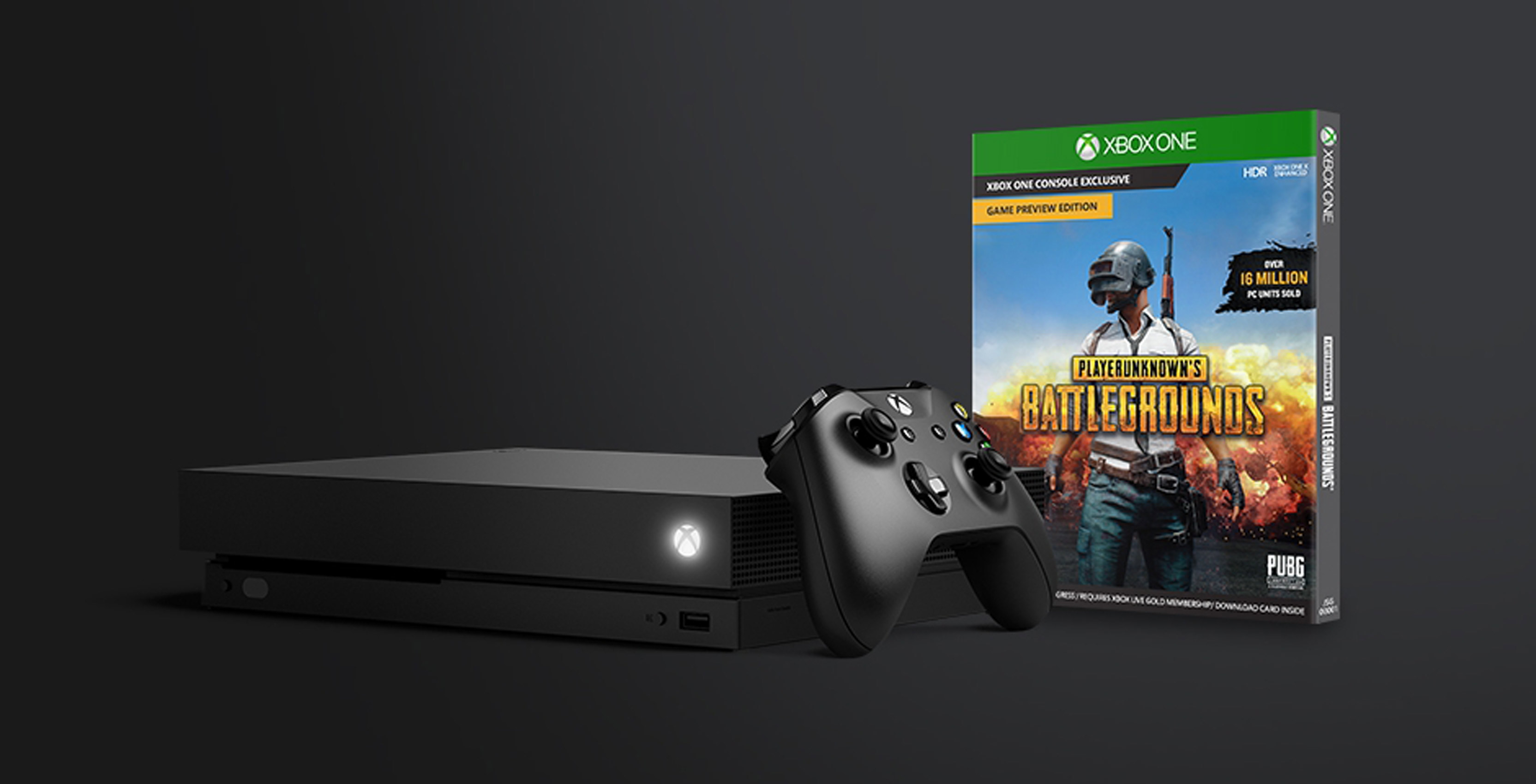 Xbox One X PUBG promotion