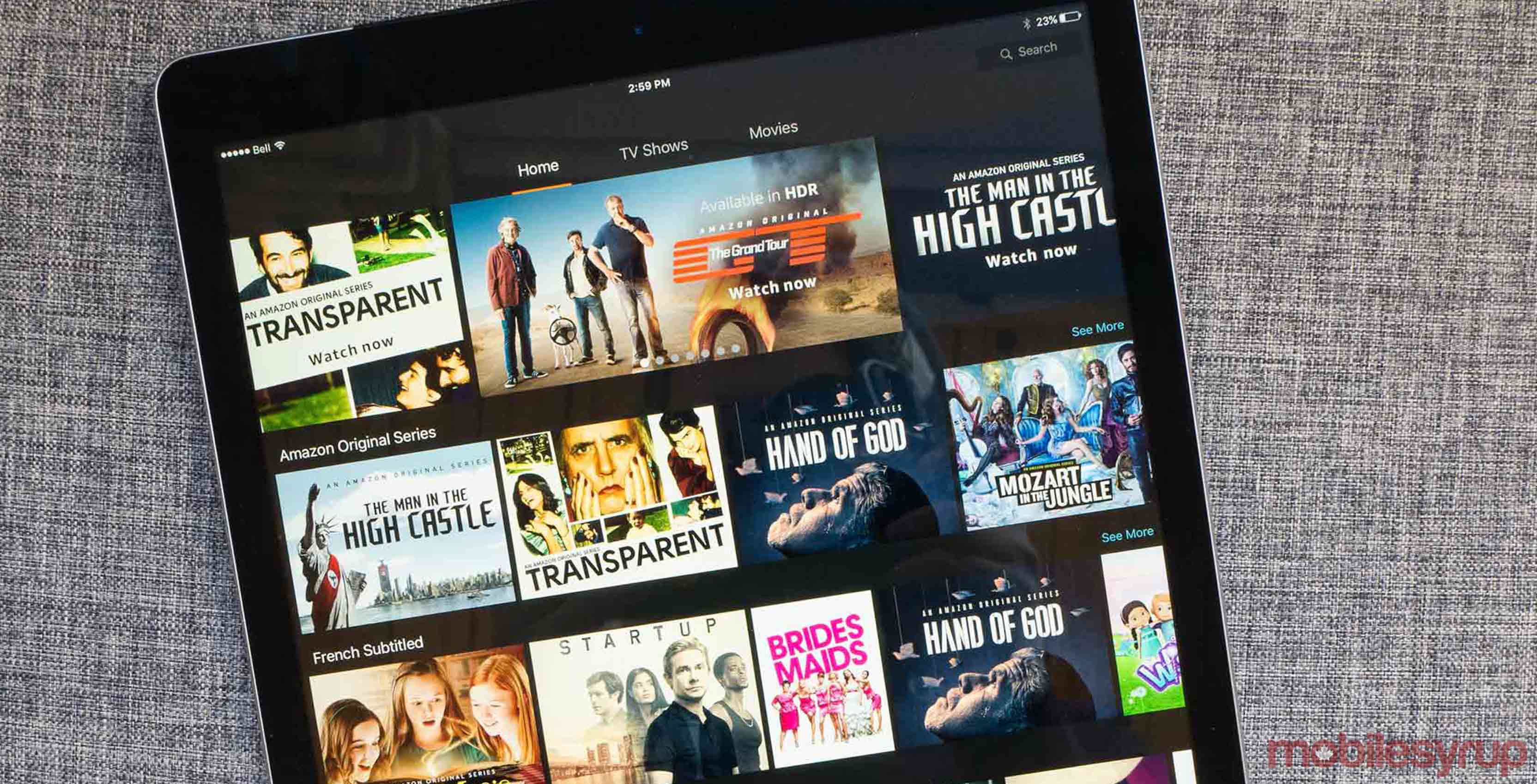 Amazon Prime Video on phone