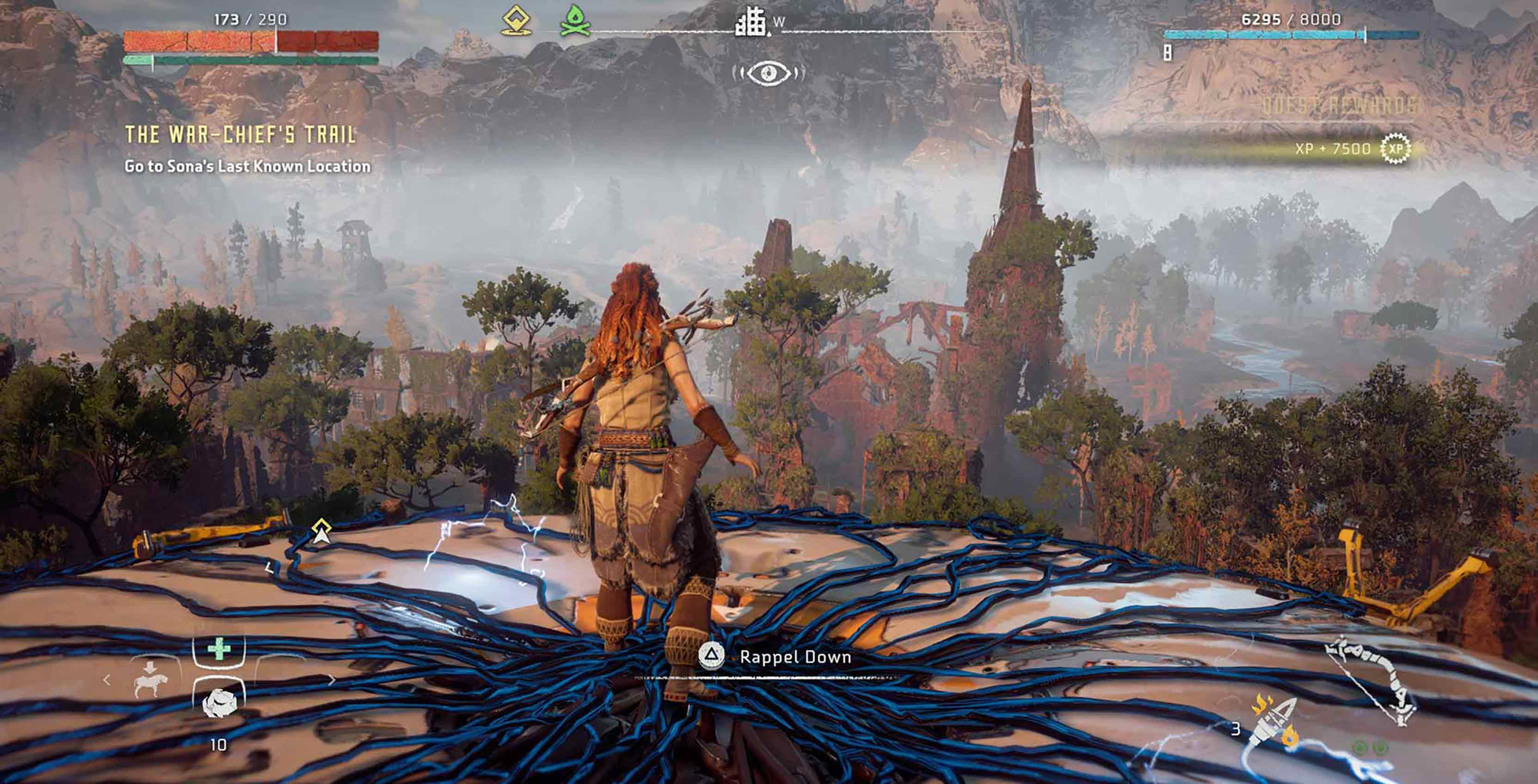 Horizon Zero Dawn Aloy on Tallhead