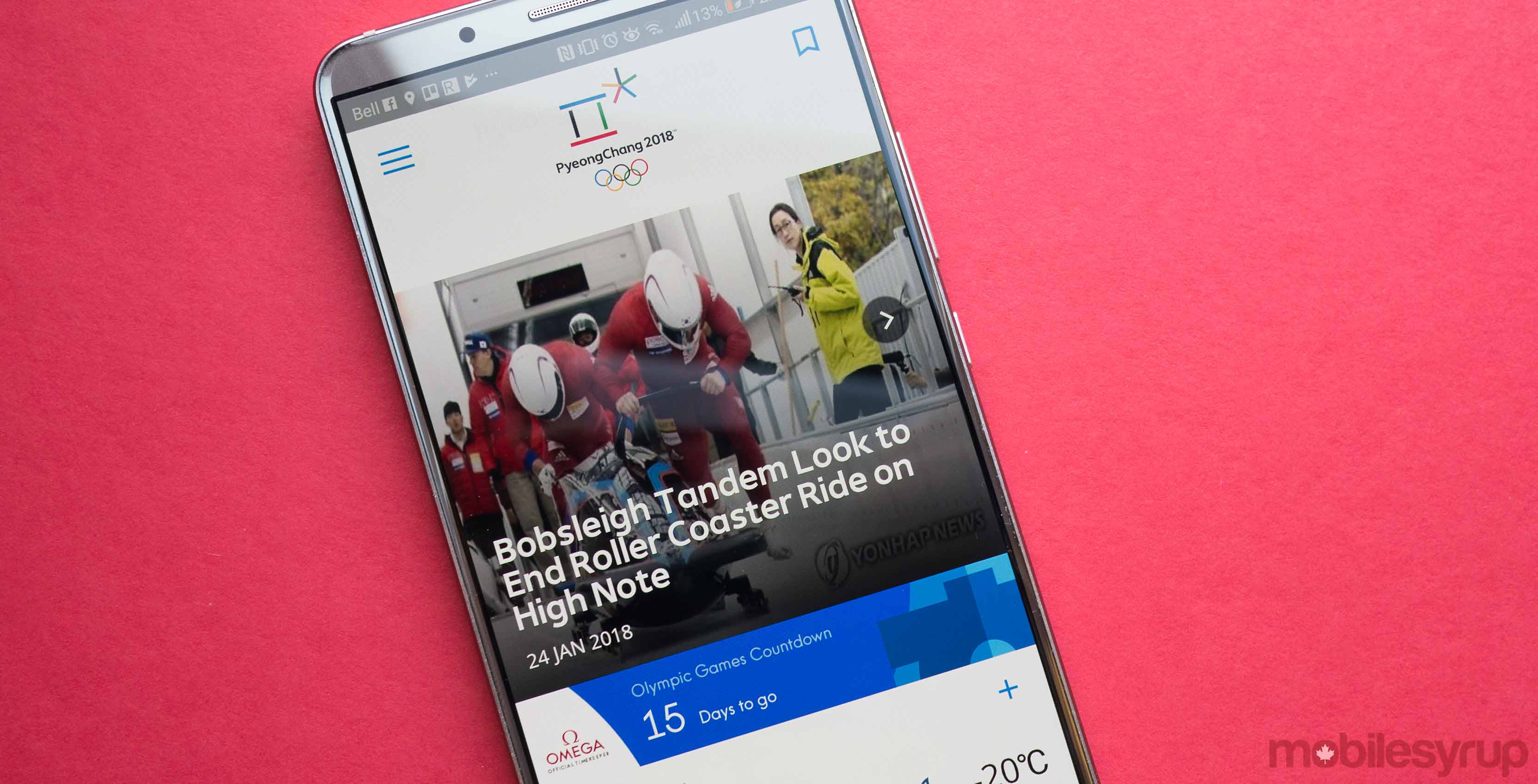 Olympics app