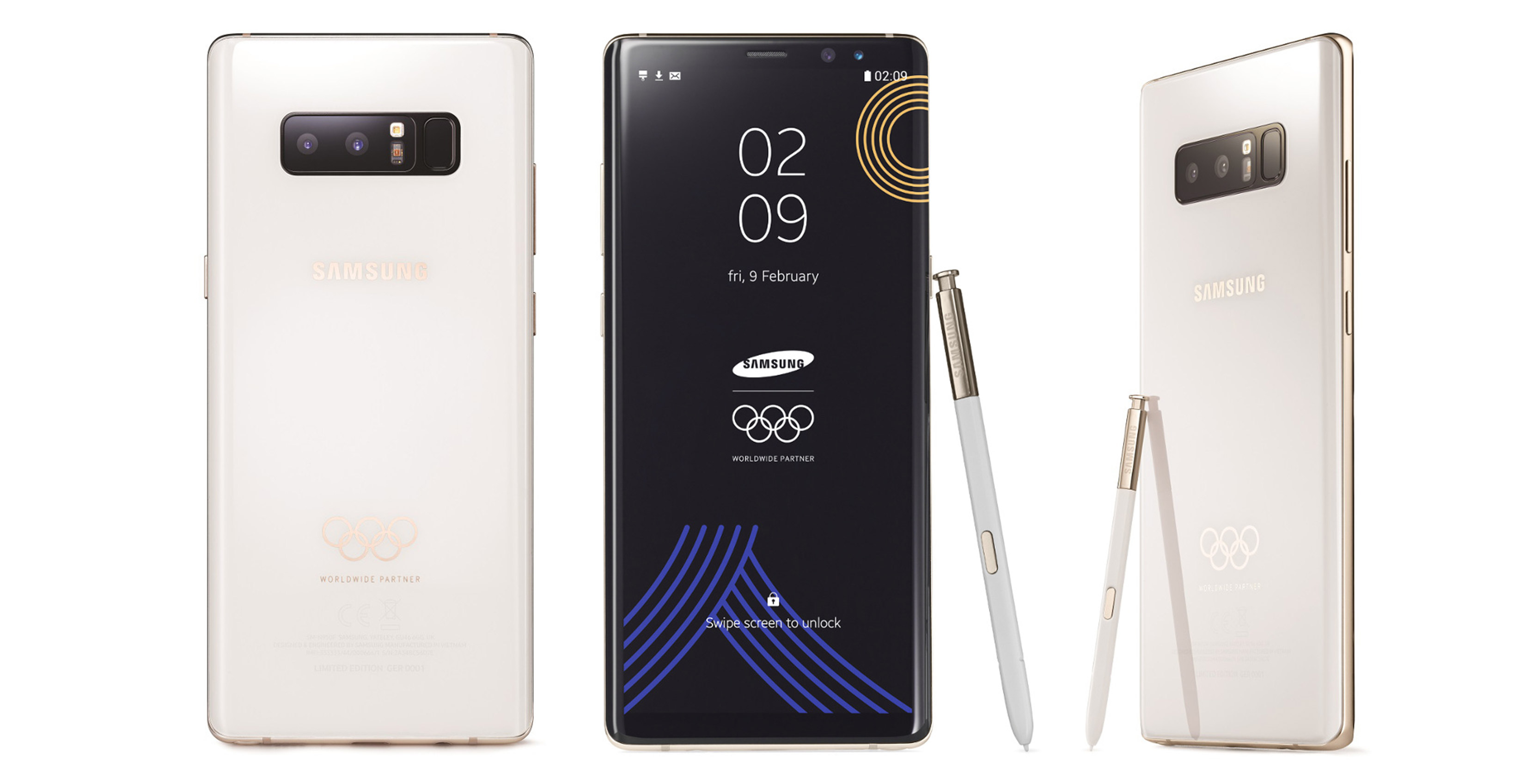White Samsung Note 8
