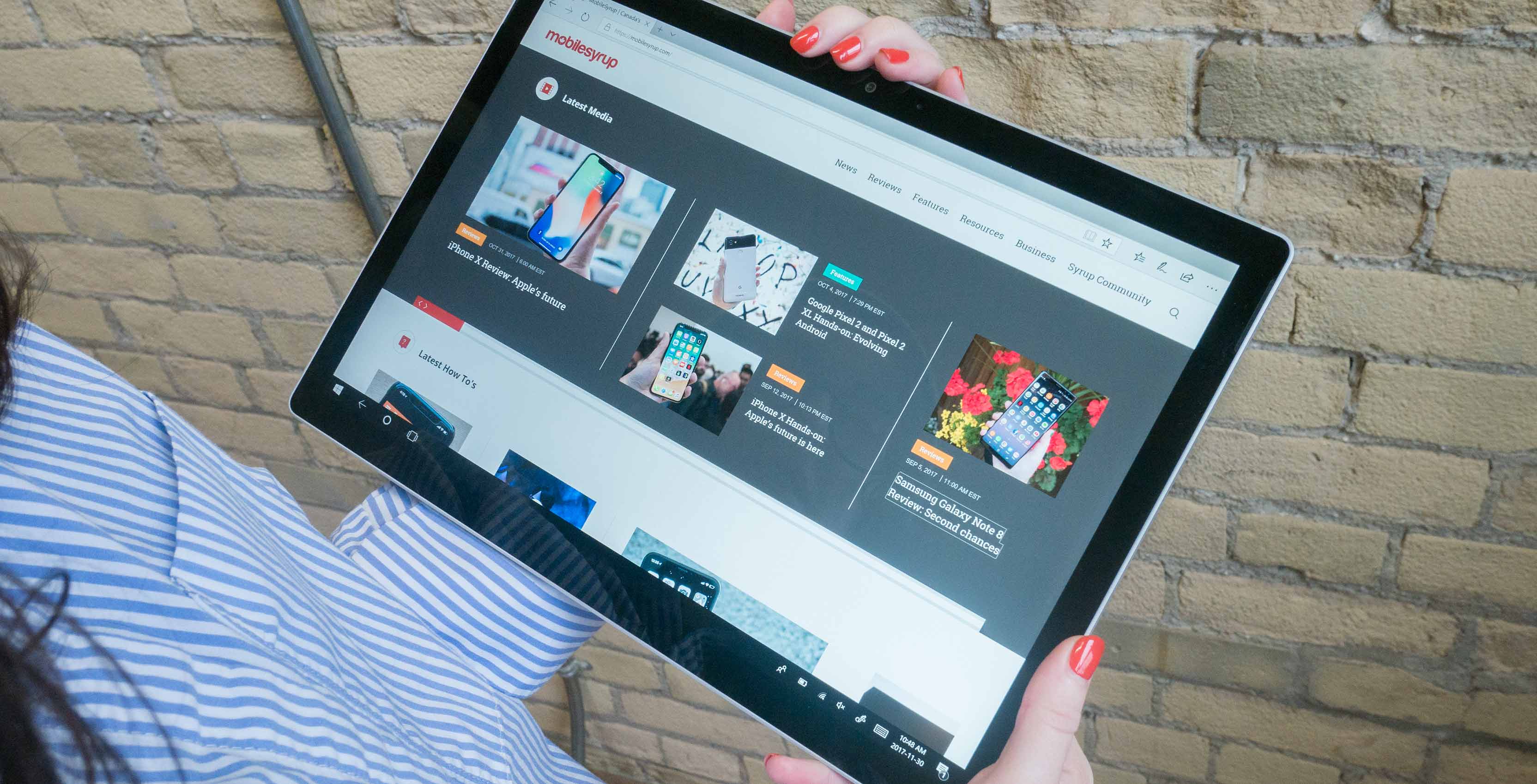 Microsoft Surface Book in tablet mode
