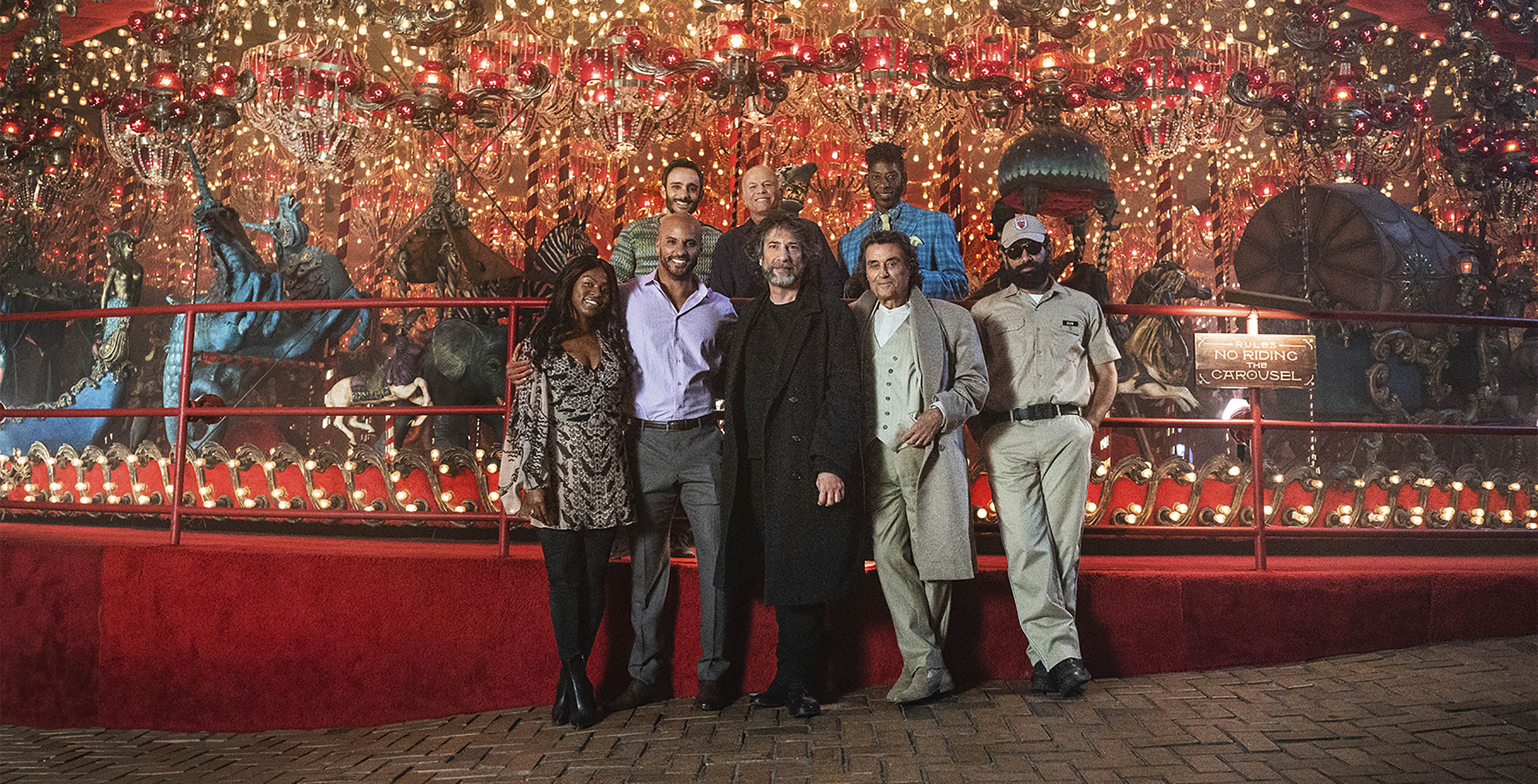 American Gods season two cast and Neil Gamen