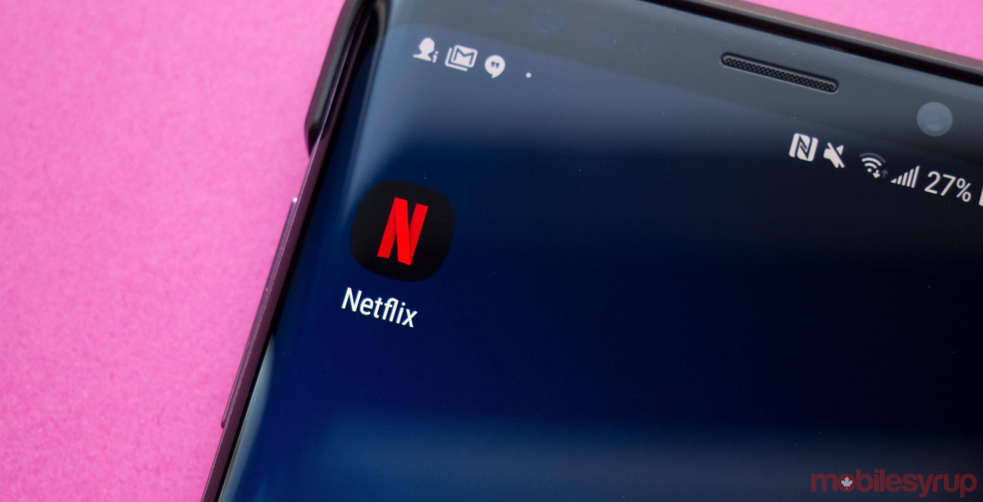 Netflix app on Android