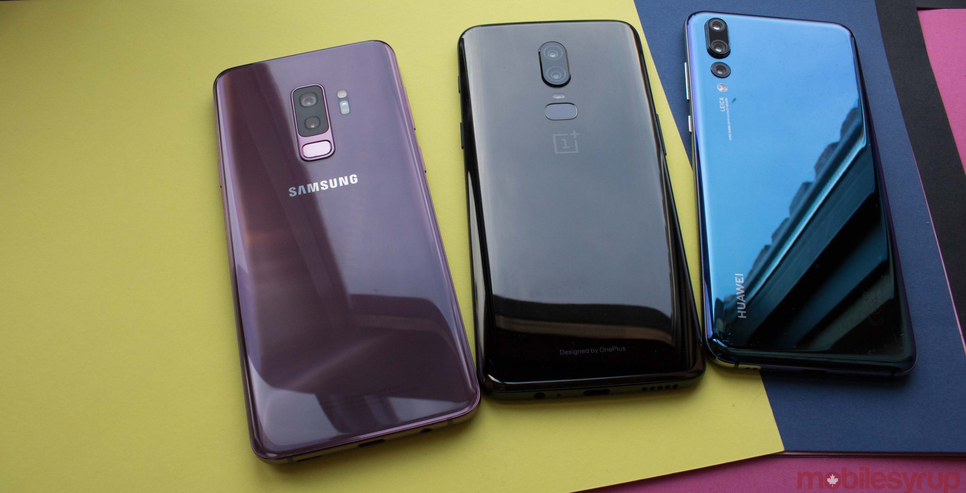 OnePlus 6, S9, Huawei P20 Pro
