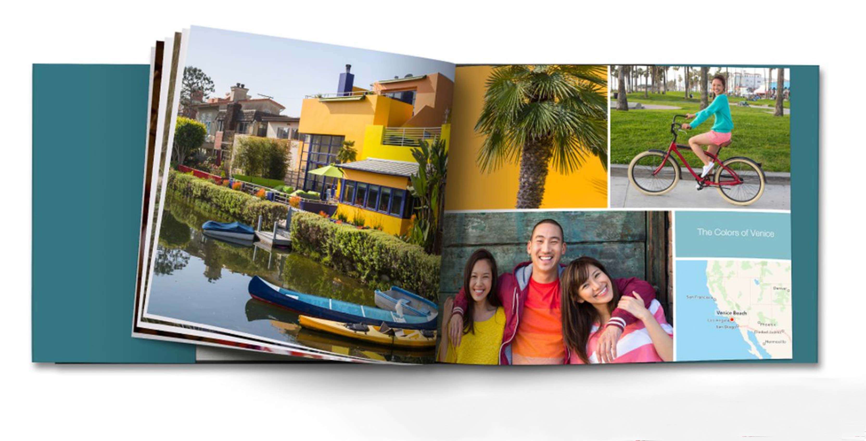 A photo book macOS users could create with Apple's photo printing service