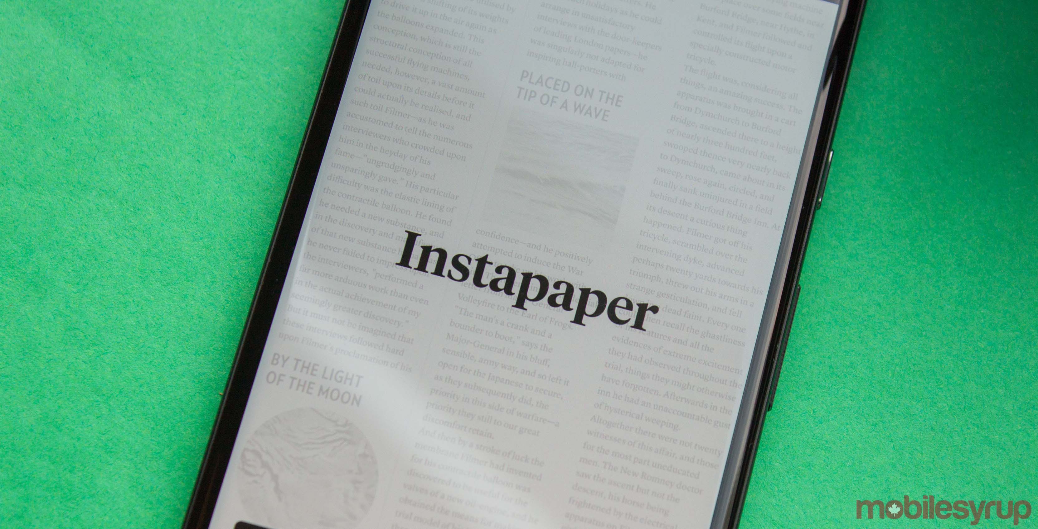 Instapaper has new updates