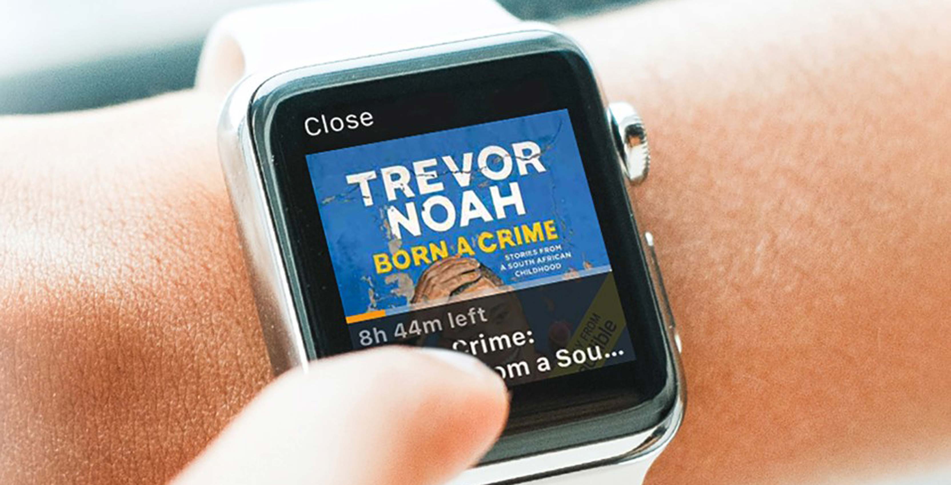 Audible arrives on the Apple Watch