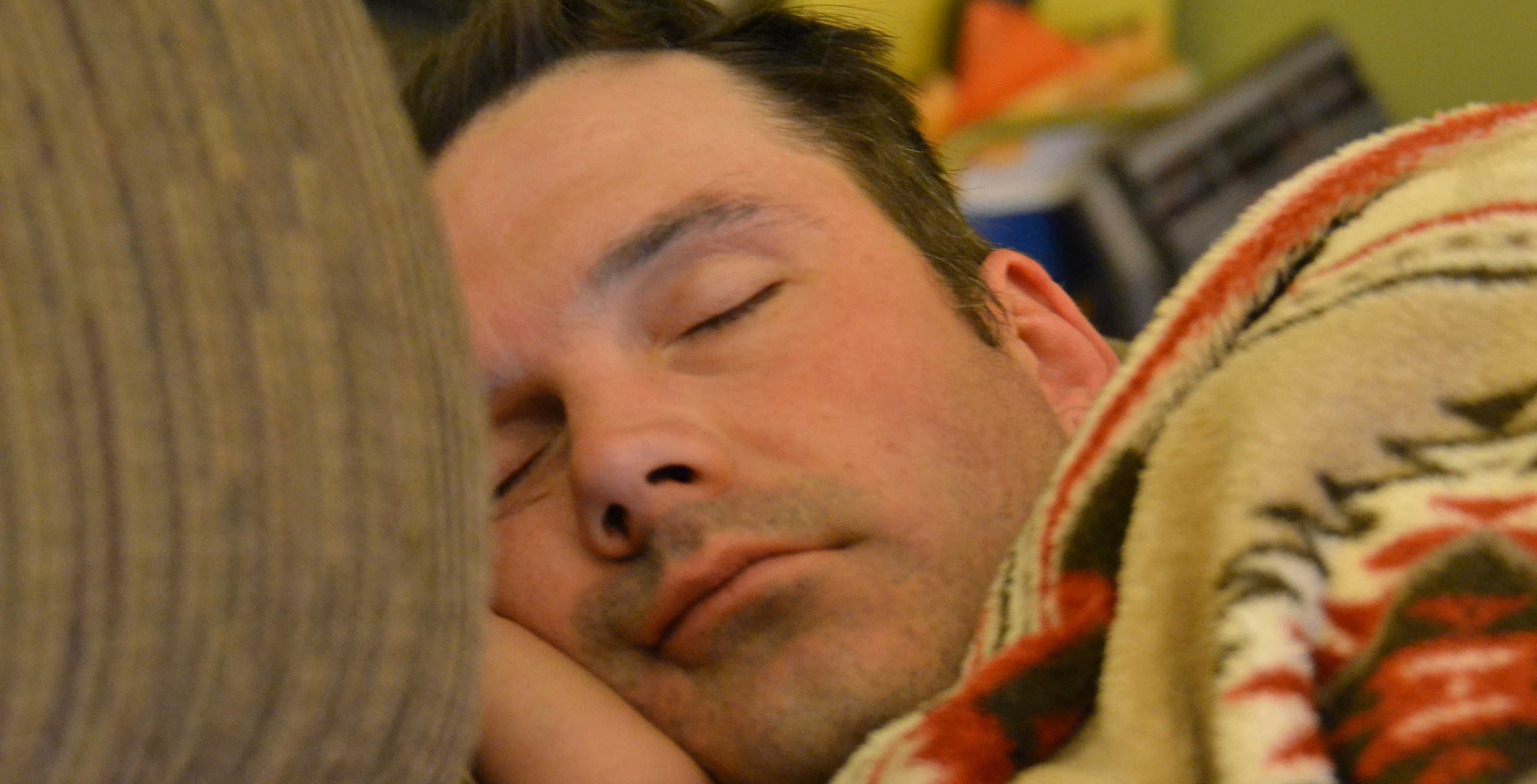 Man in bed