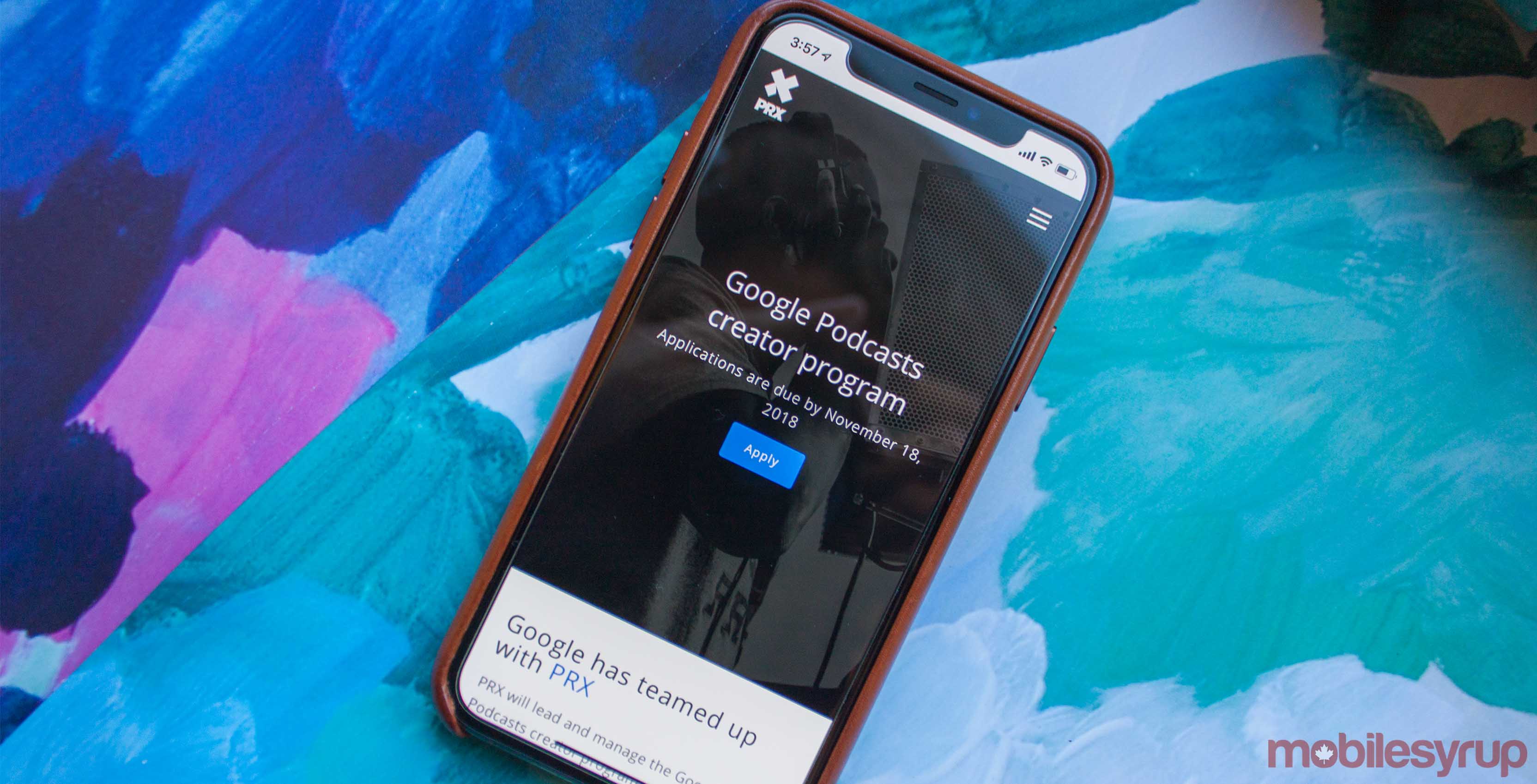 Google Podcasts creator program website