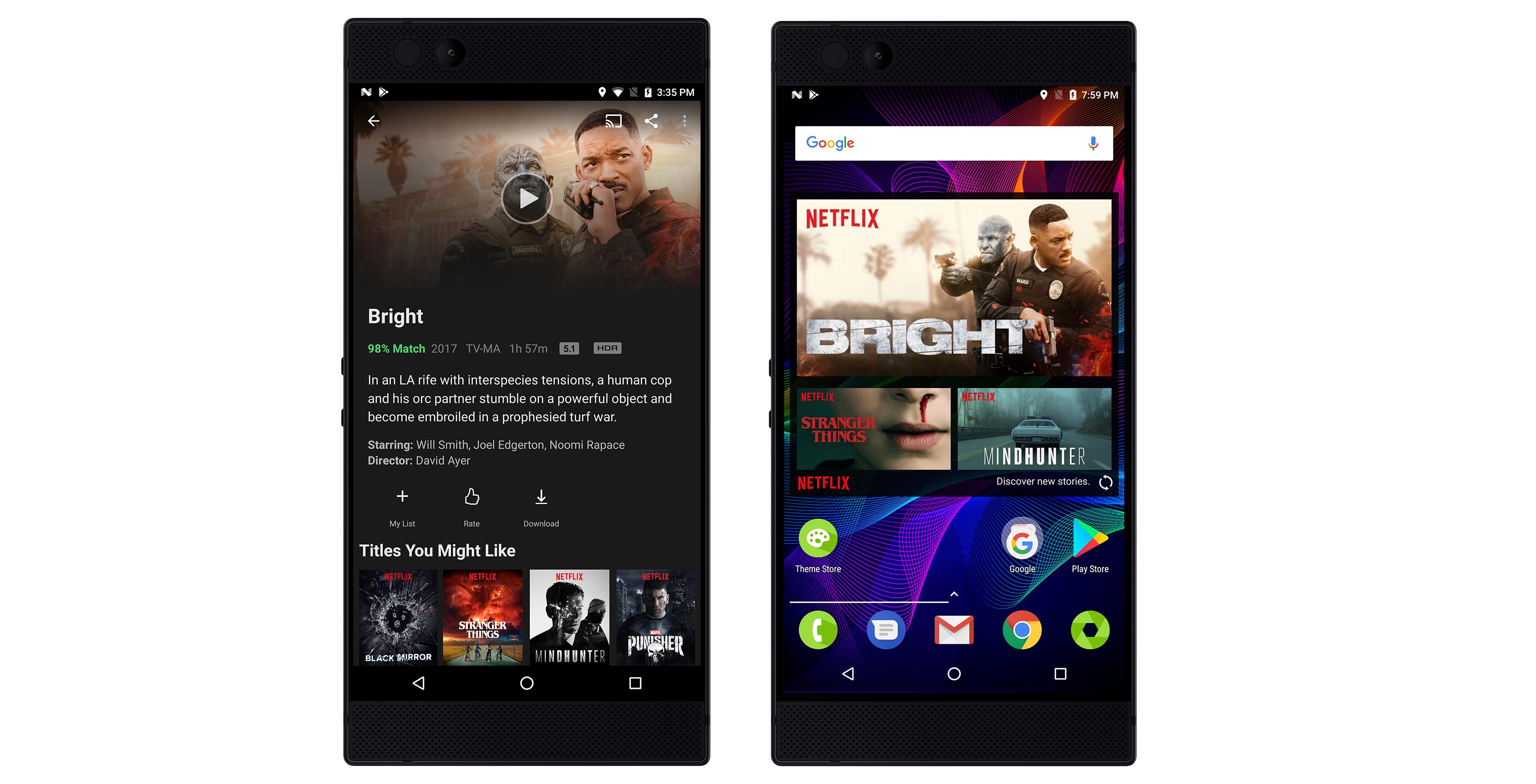 Netflix on Razer Phone