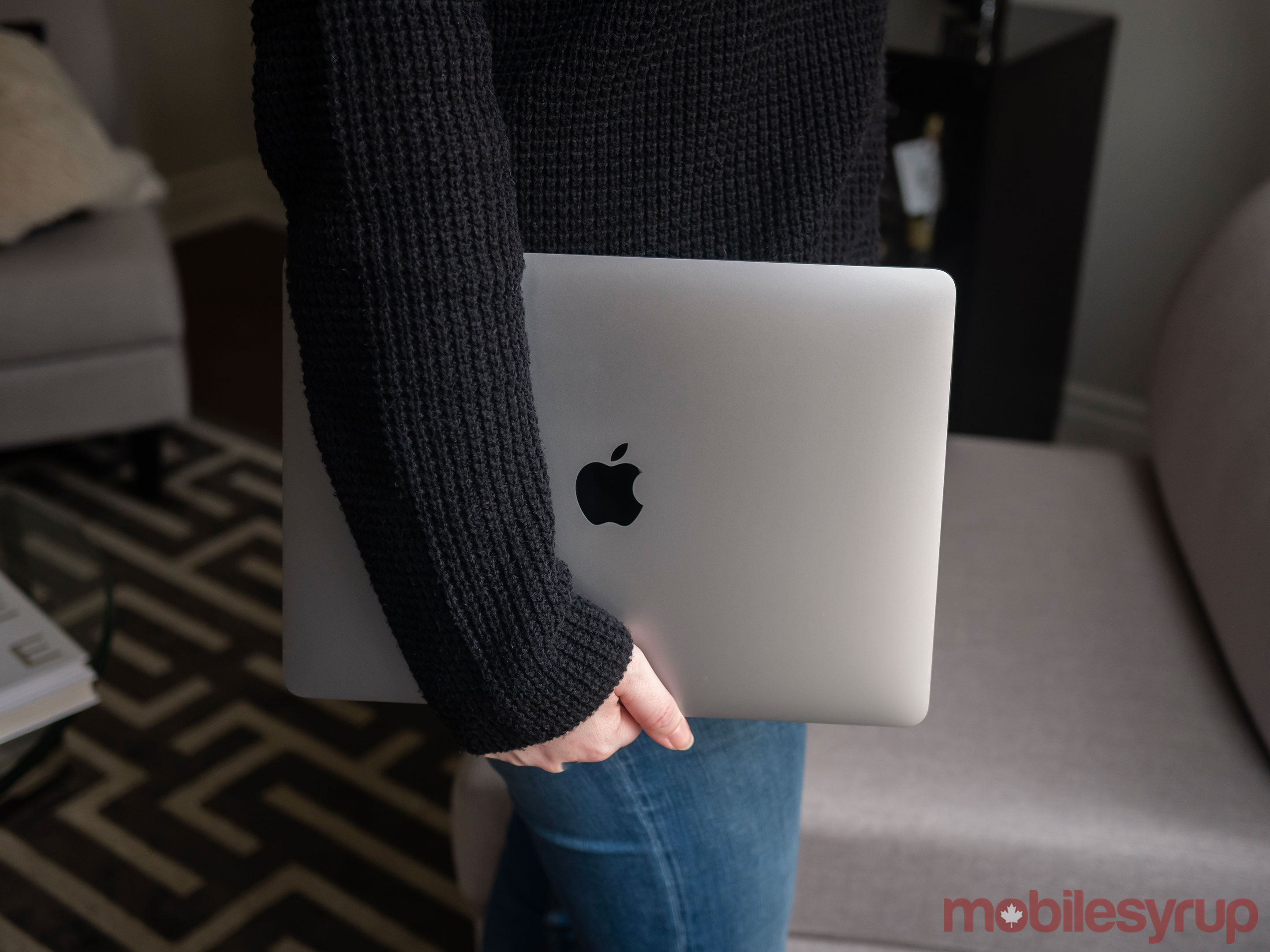 MacBook Air in Hand