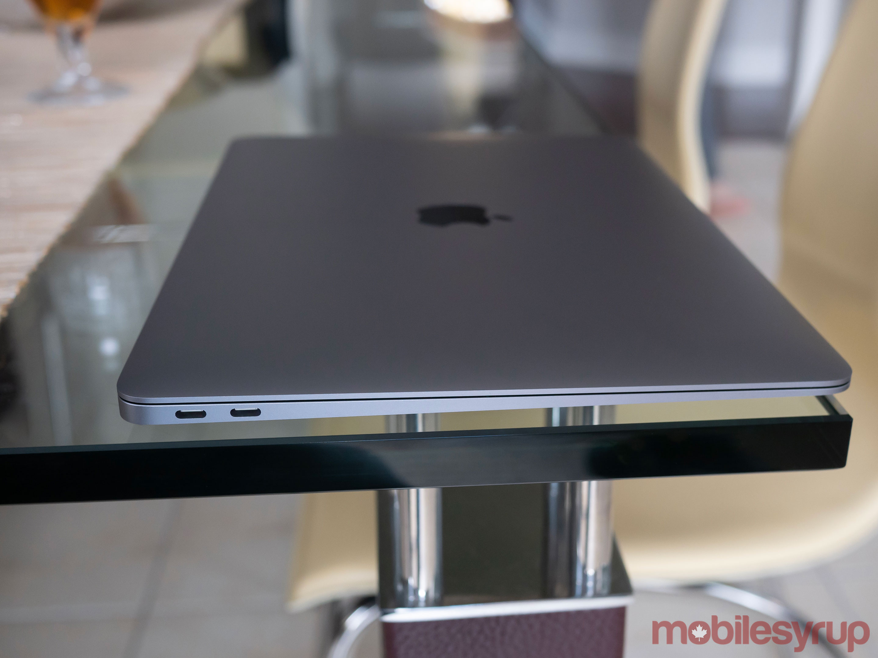 MacBook Air side view