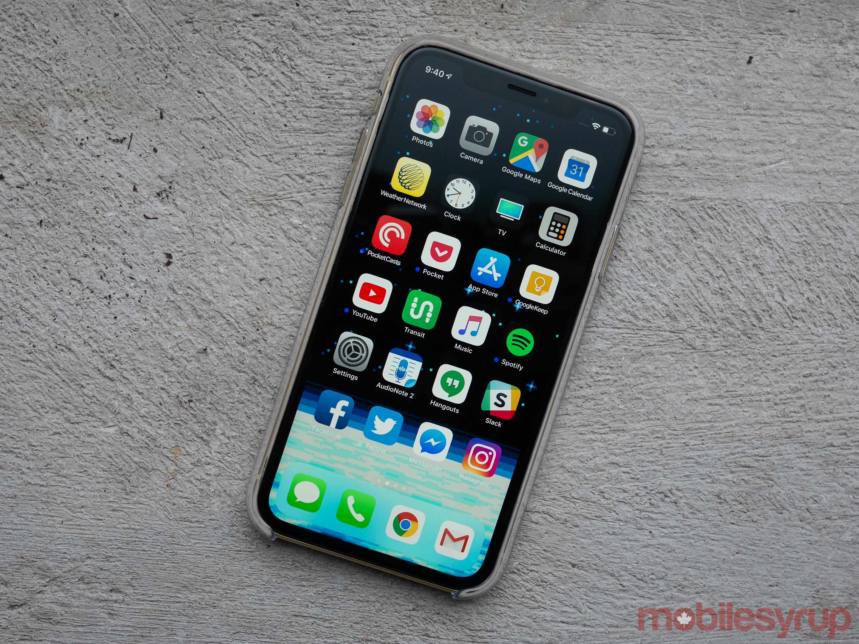 iPhone XR Clear Case front