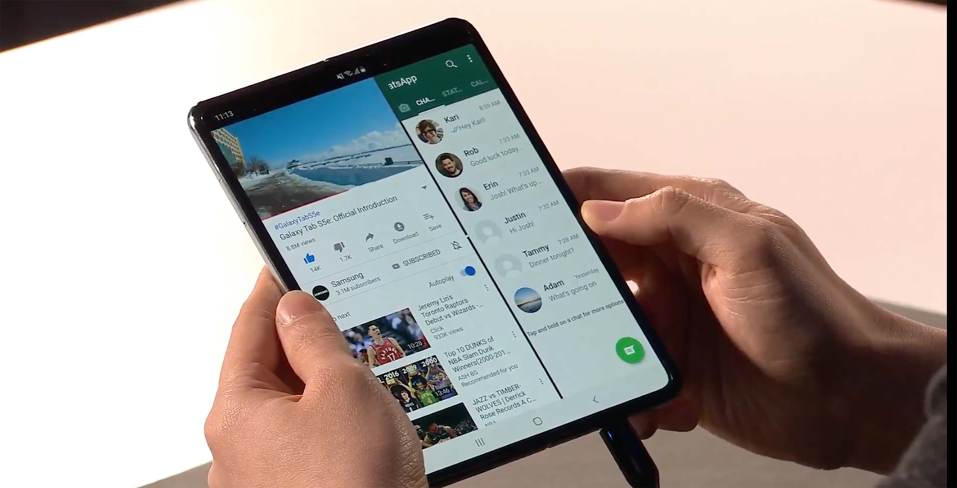 Galaxy Fold multi-app
