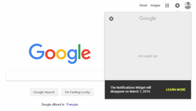 Google to deprecate Google+ Notification Widget on March 7, 2019