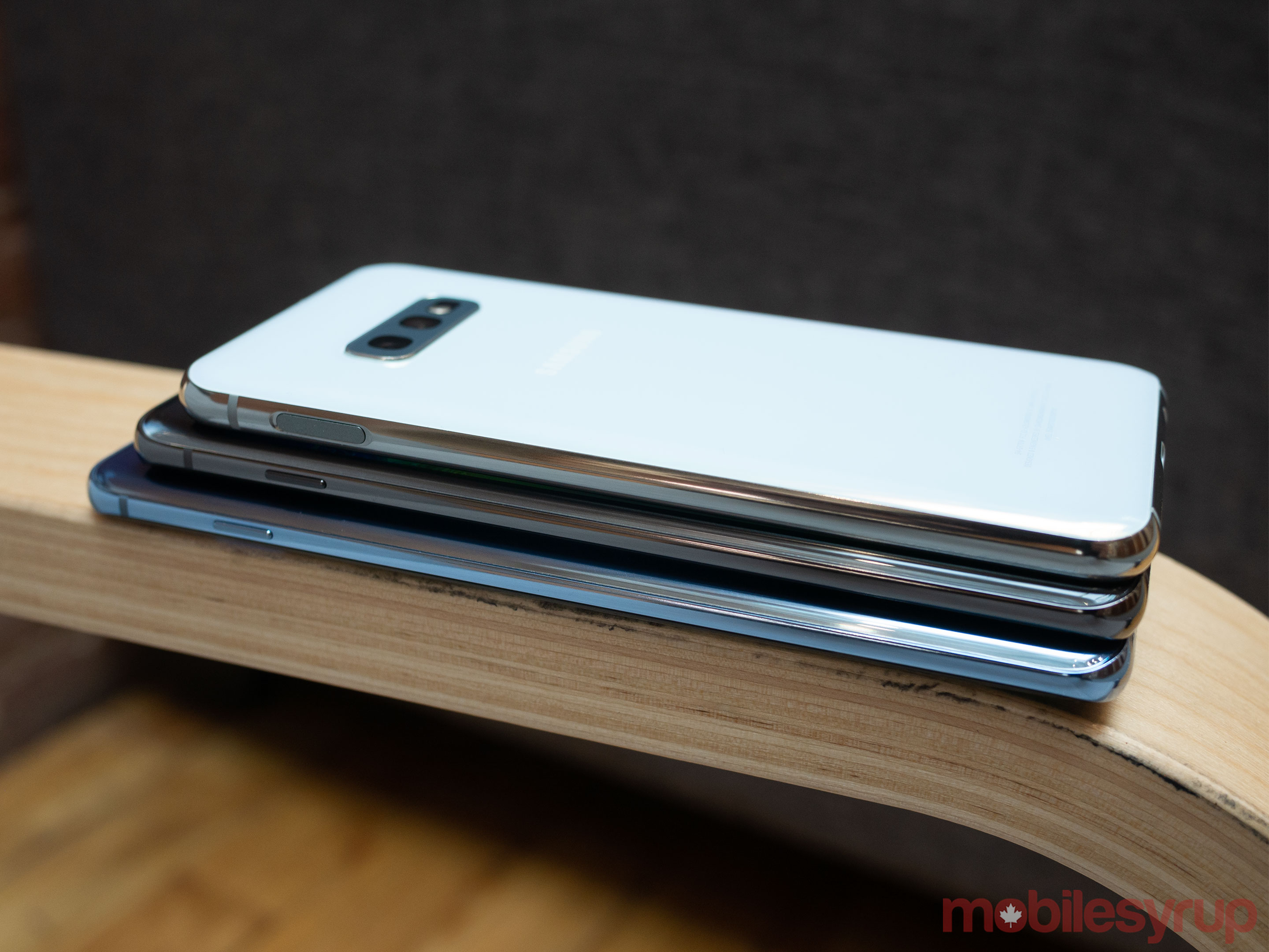 S10, S10+ and S10e stacked